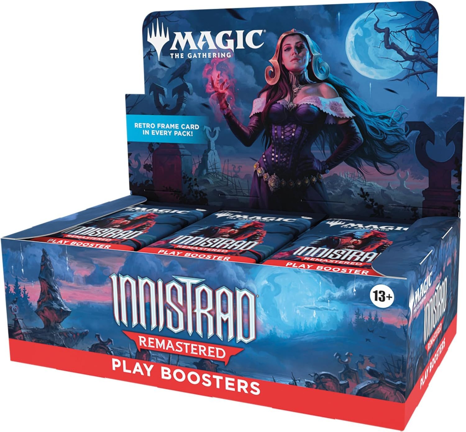 Magic the Gathering Sammelkarte Innistrad Remastered Play Booster Display Englisch, Includes 36 Booster Packs