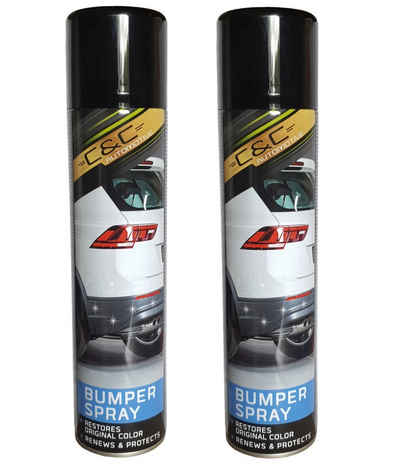 Spectrum 2 x Stossstangenspray 400 ml Bumper Spray Auto-Reinigungsmittel (2-St)