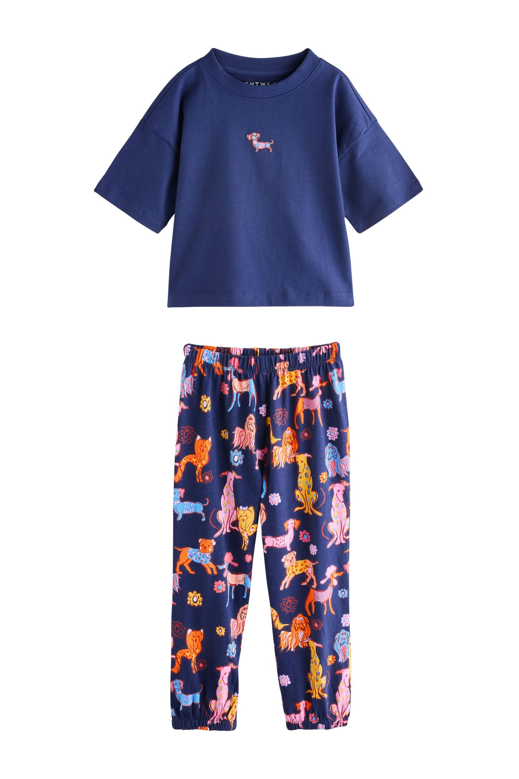 Next Pyjama Schlafanzug mit Jogginghose im 3er-Pack (6 tlg) – Bild 5 von 5