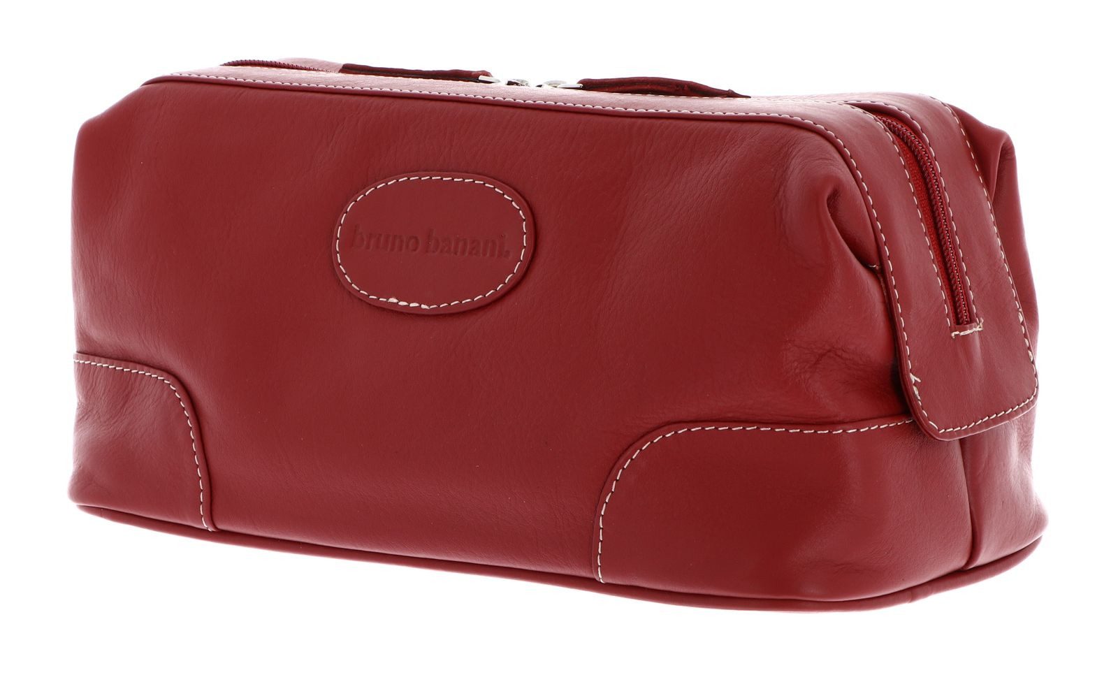 Bruno Banani Kulturbeutel Washbag, aus echtem Leder