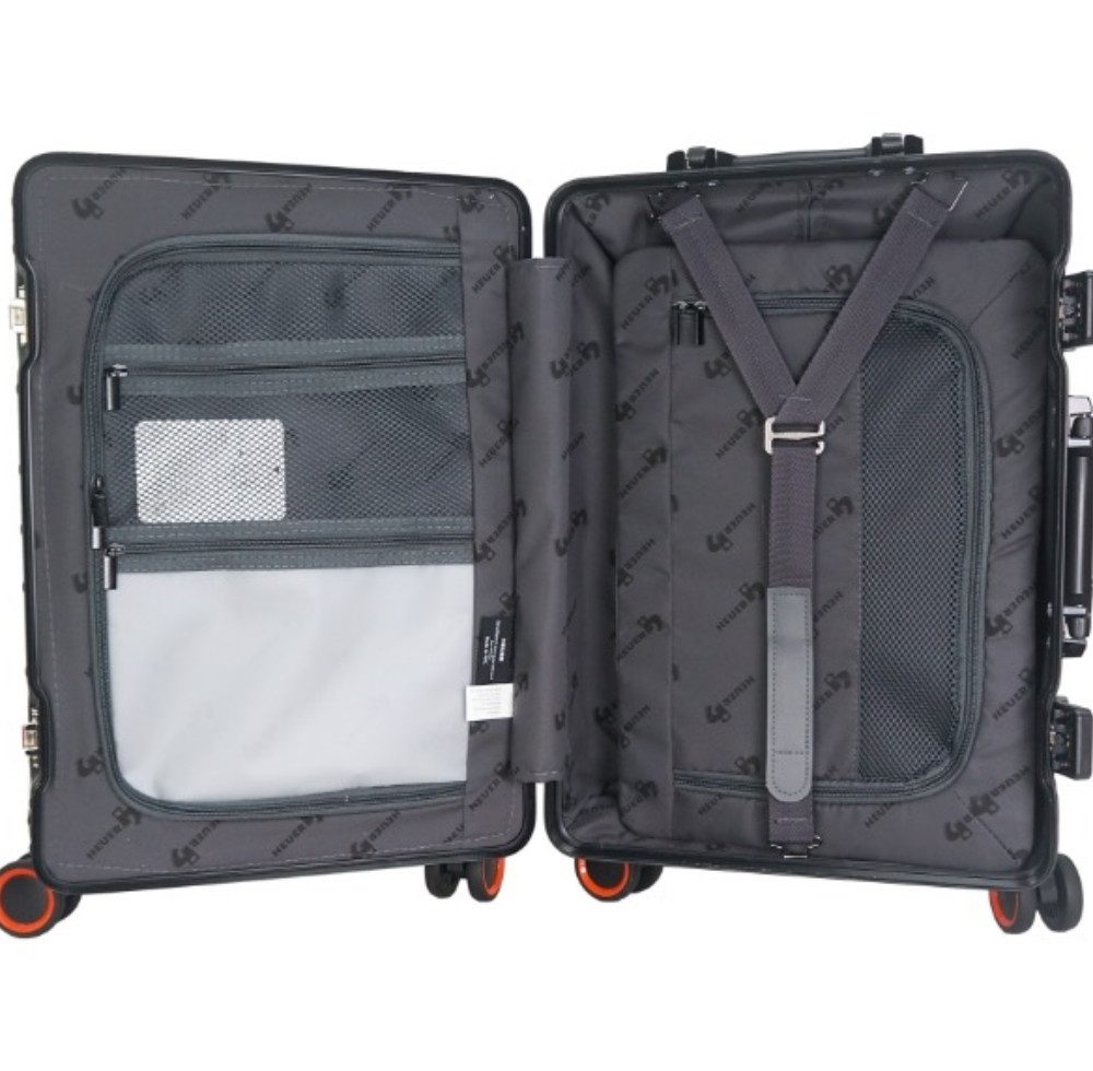 Heuer H Koffer Aluminium Line Premium 20/24/28 Zoll, TSA-Schlösser, Aluminium, Leicht, Robust