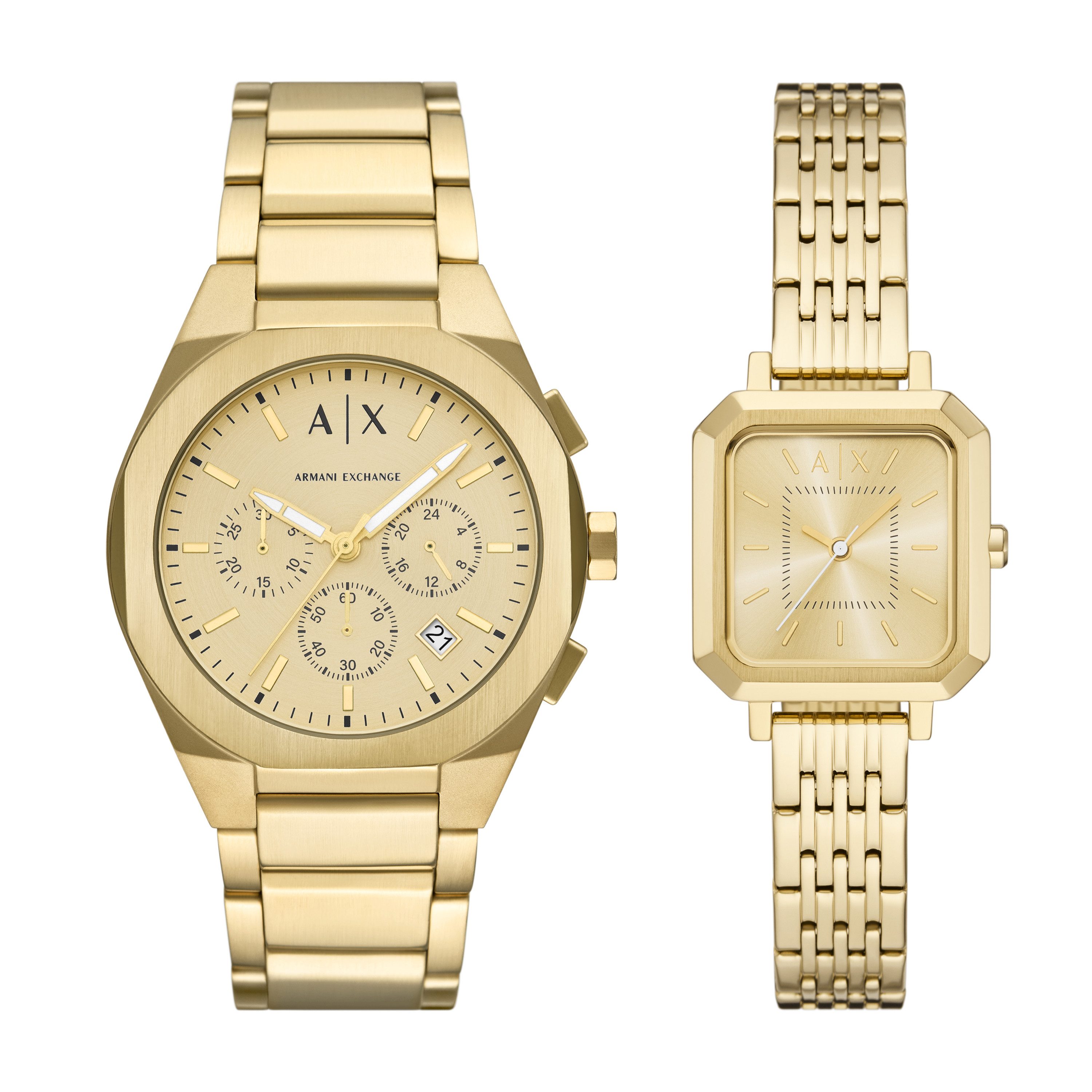 ARMANI EXCHANGE Chronograph AX7171SET, (Set, 2-tlg., günstig online kaufen