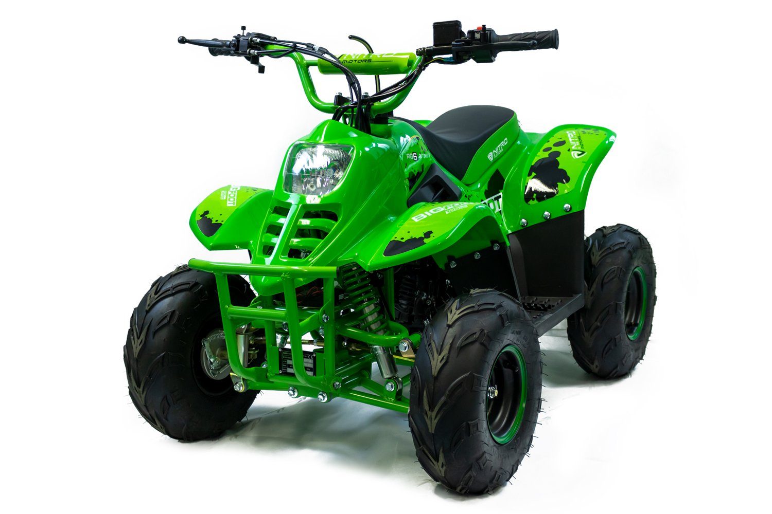 6zoll BIGFOOT MIDI 125cc Smarty Grün QUAD Elektro-Kinderquad Automatik