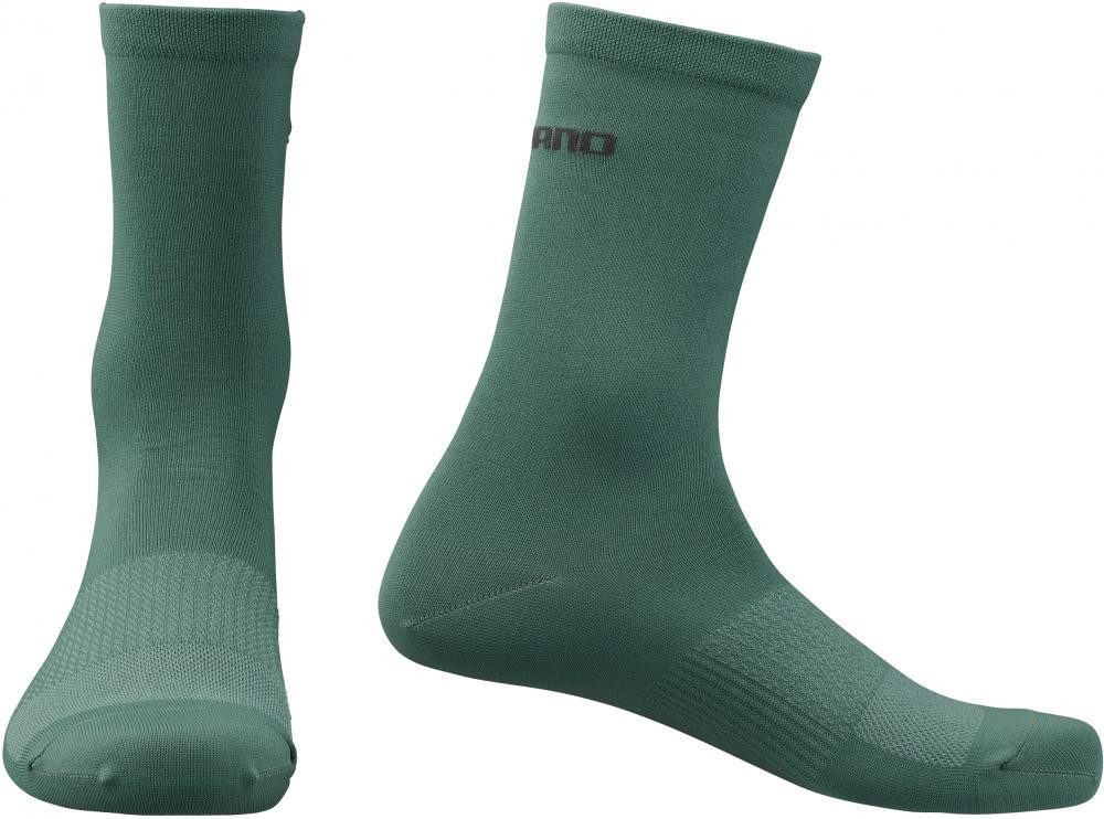 Shimano Sportsocken SHIMANO PERFORMANCE SOCKS SAGE GREEN Gr. S/M GREEN - atmungsaktive Rad