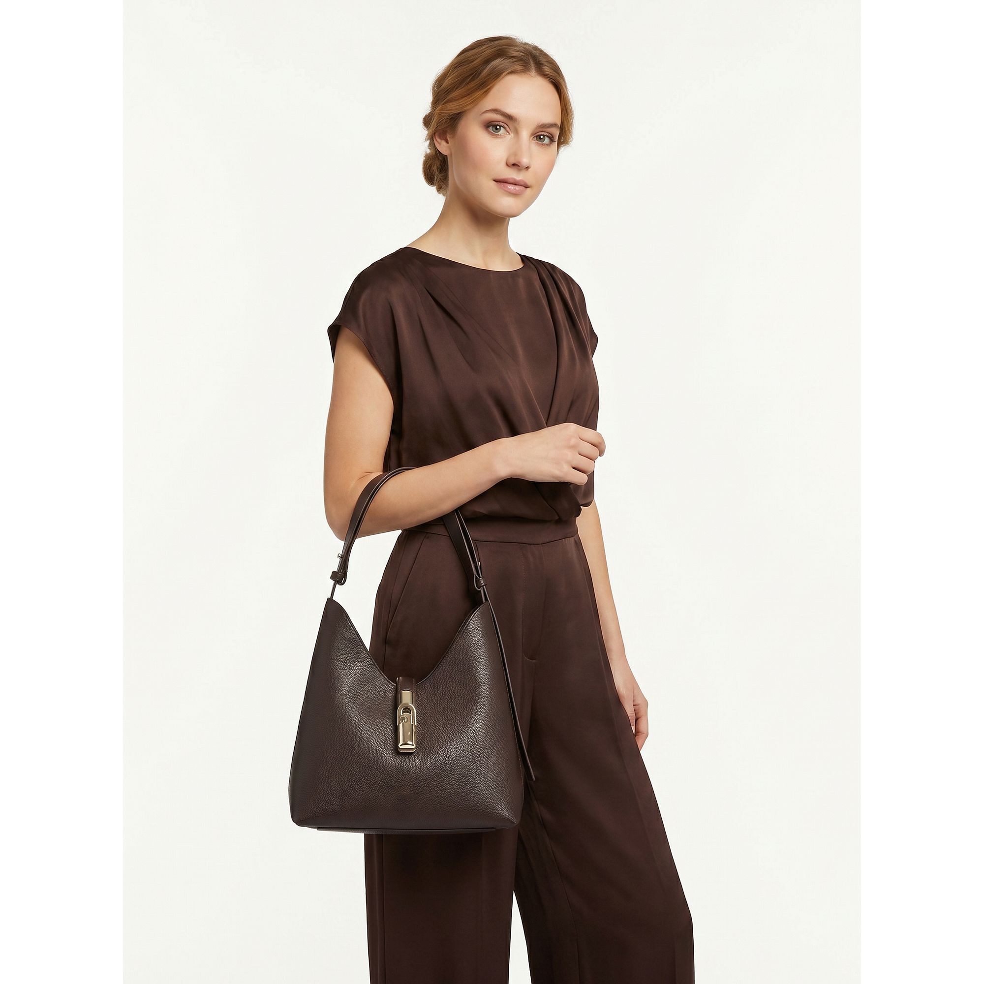Furla Schultertasche Goccia, Leder