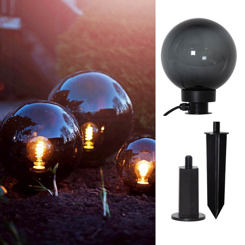 Außen-Dekorationskugel Orby in schwarz, Ø 20 cm günstig online kaufen