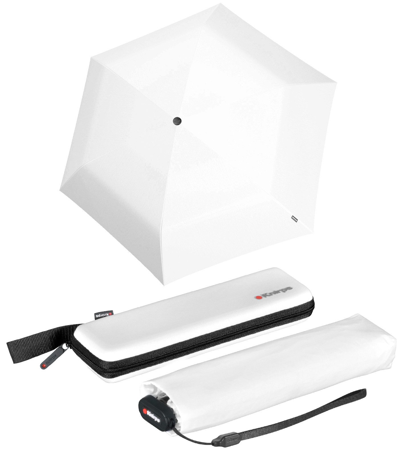 Knirps® Taschenregenschirm US.050 Ultra Light Slim Manual im stabilen Etui, extrem leicht und super kompakt