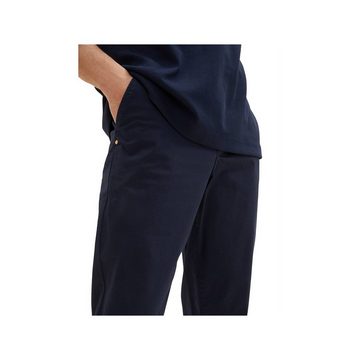 TOM TAILOR Chinos blau regular (1-tlg., pflegeleicht)