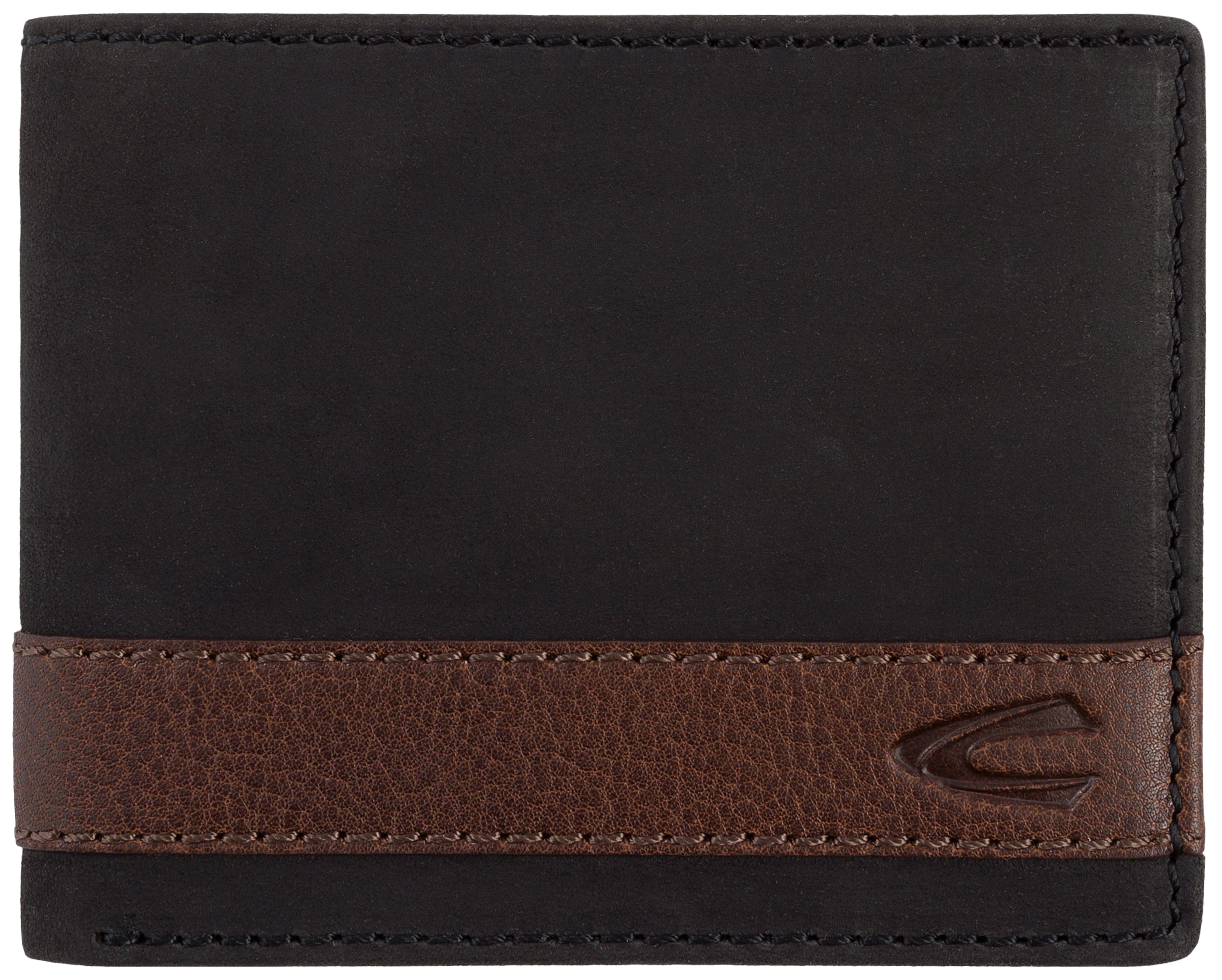 camel active Geldbörse TAIPEH Jeans wallet, im schlichten Design schwarz