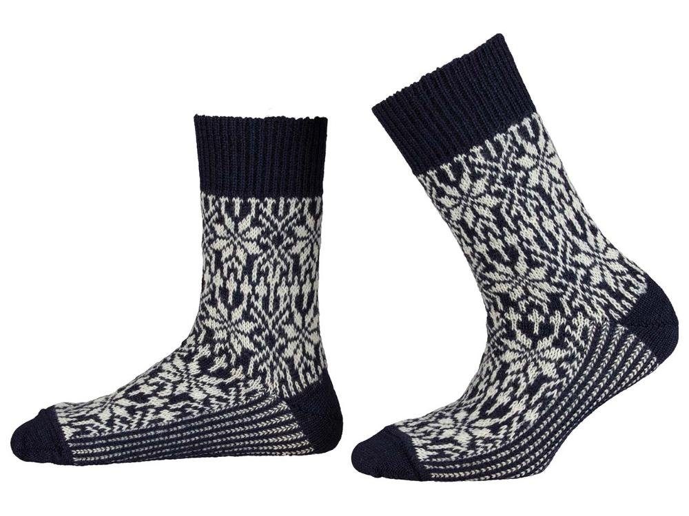 Hirsch Natur Socken Hirsch Natur Unisex-Wollsocken 'Norweger Sternenmu günstig online kaufen