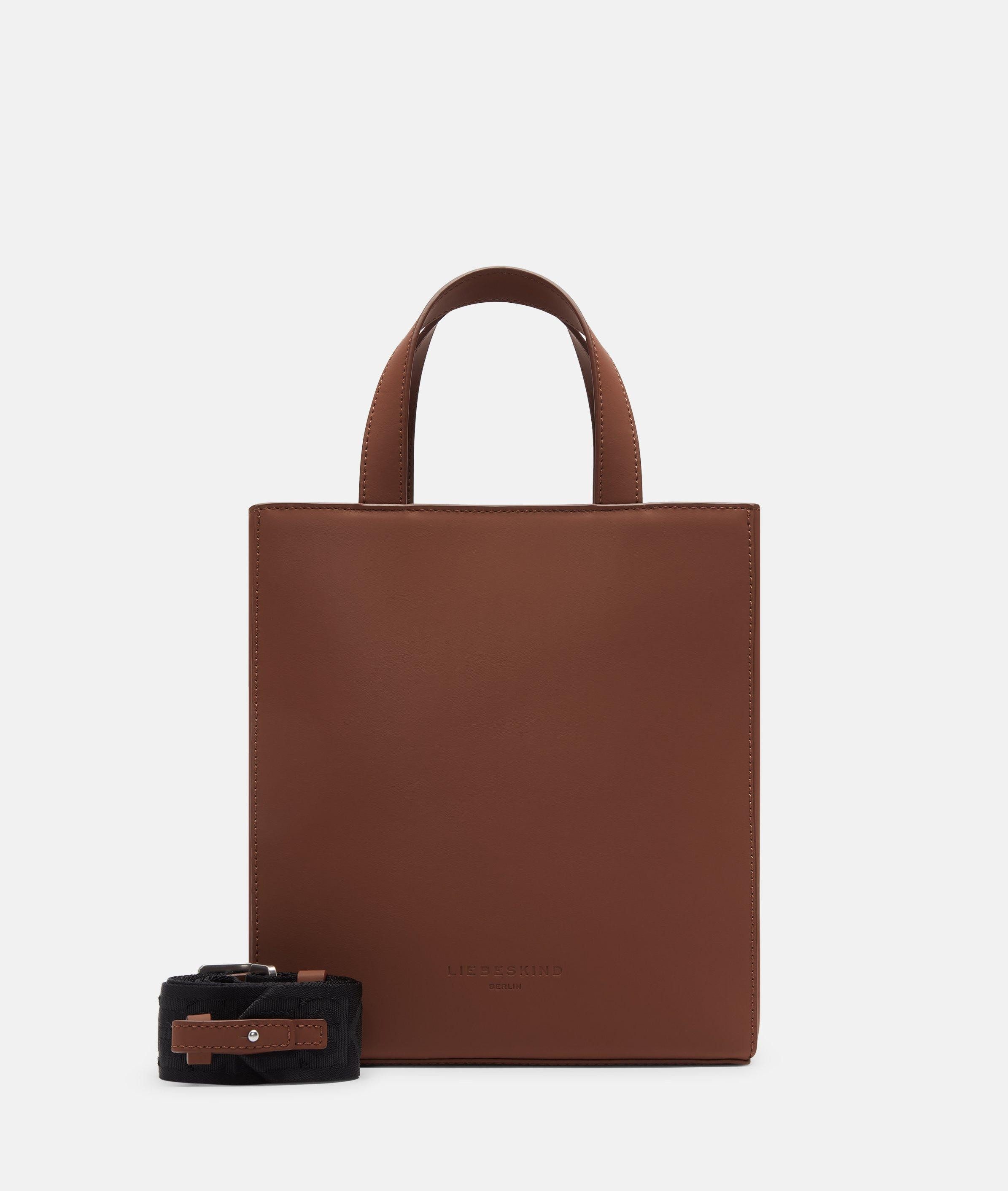 Liebeskind Berlin Handtasche Tote PAPER BAG, Handliche Tasche aus recyceltem Leder
