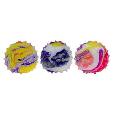 Kögler Spielball XXL Anti Stressball Stachel-Quetschball marmorierte Farben 11,5 cm cm TPR