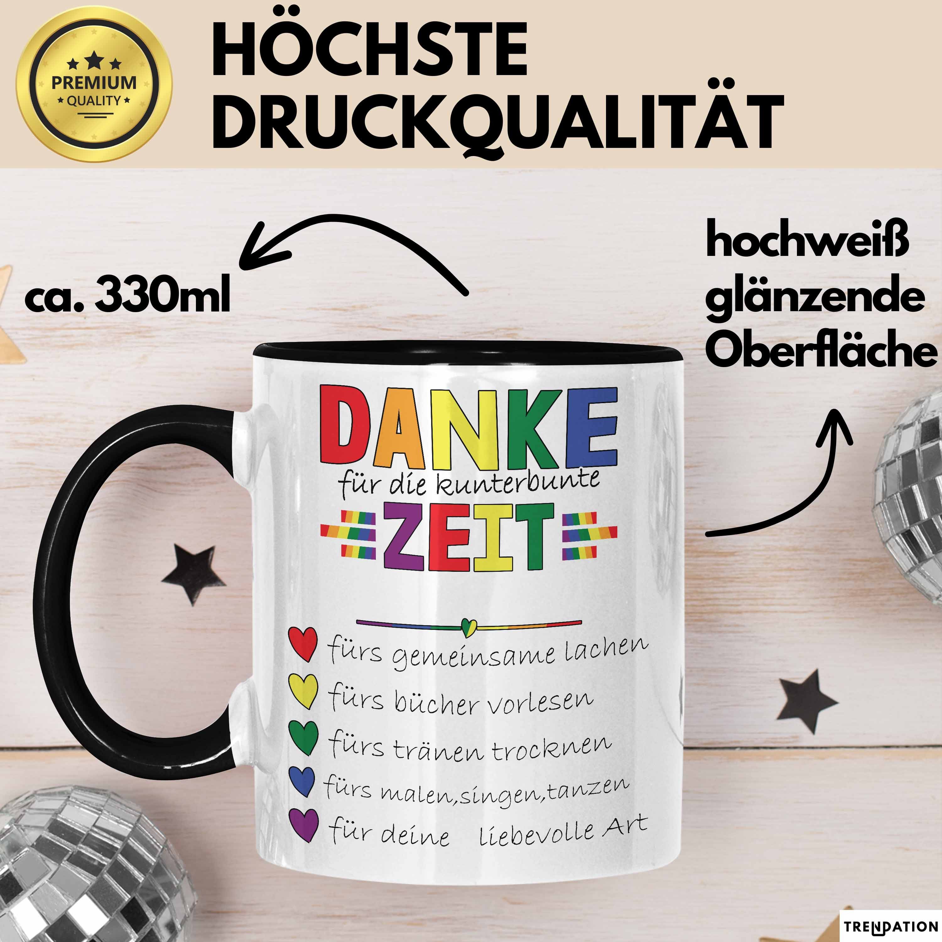 Trendation Tasse Erzieherin Abschiedsgeschenk Tasse Abschied Kindergarten Geschenkidee