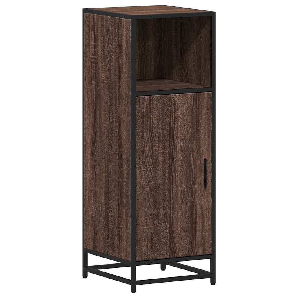 vidaXL Badezimmer-Set Badschrank Braun Eichen-Optik 35x37,5x100 günstig online kaufen
