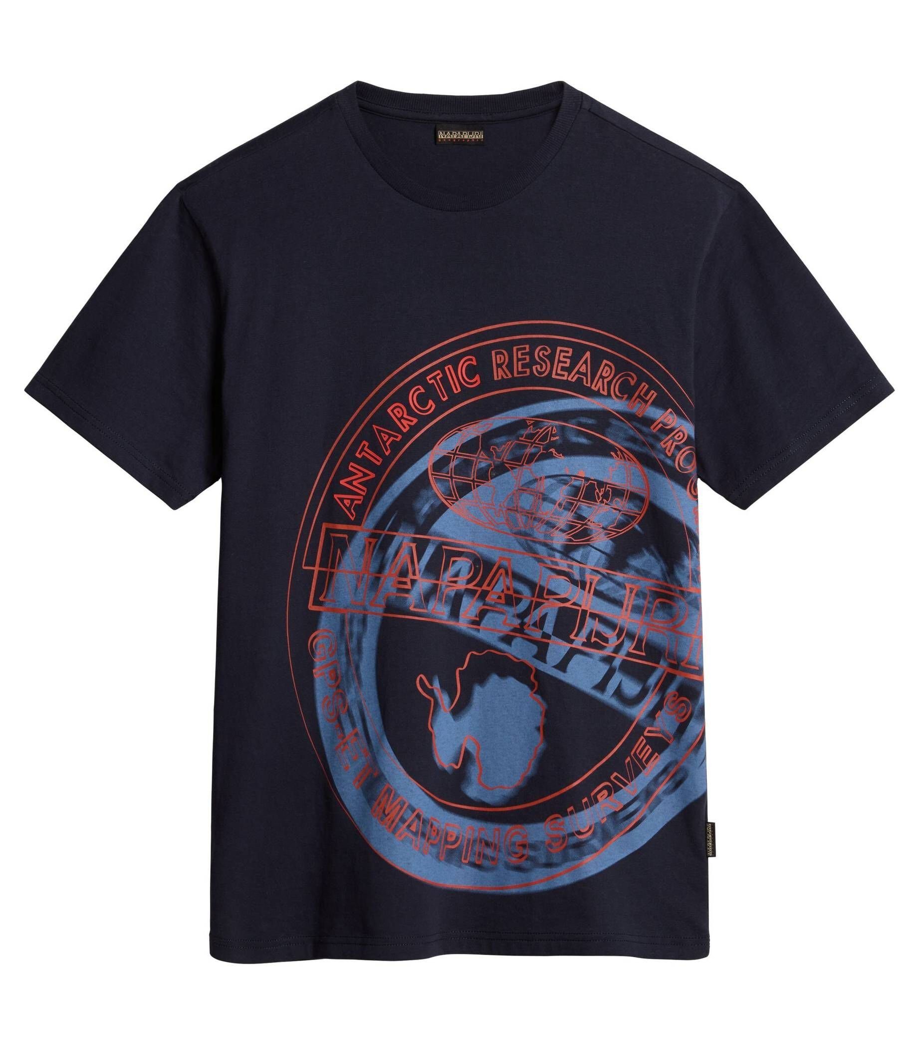 Napapijri S-ARGUS T-Shirt (52) marine T-Shirt (1-tlg) Herren