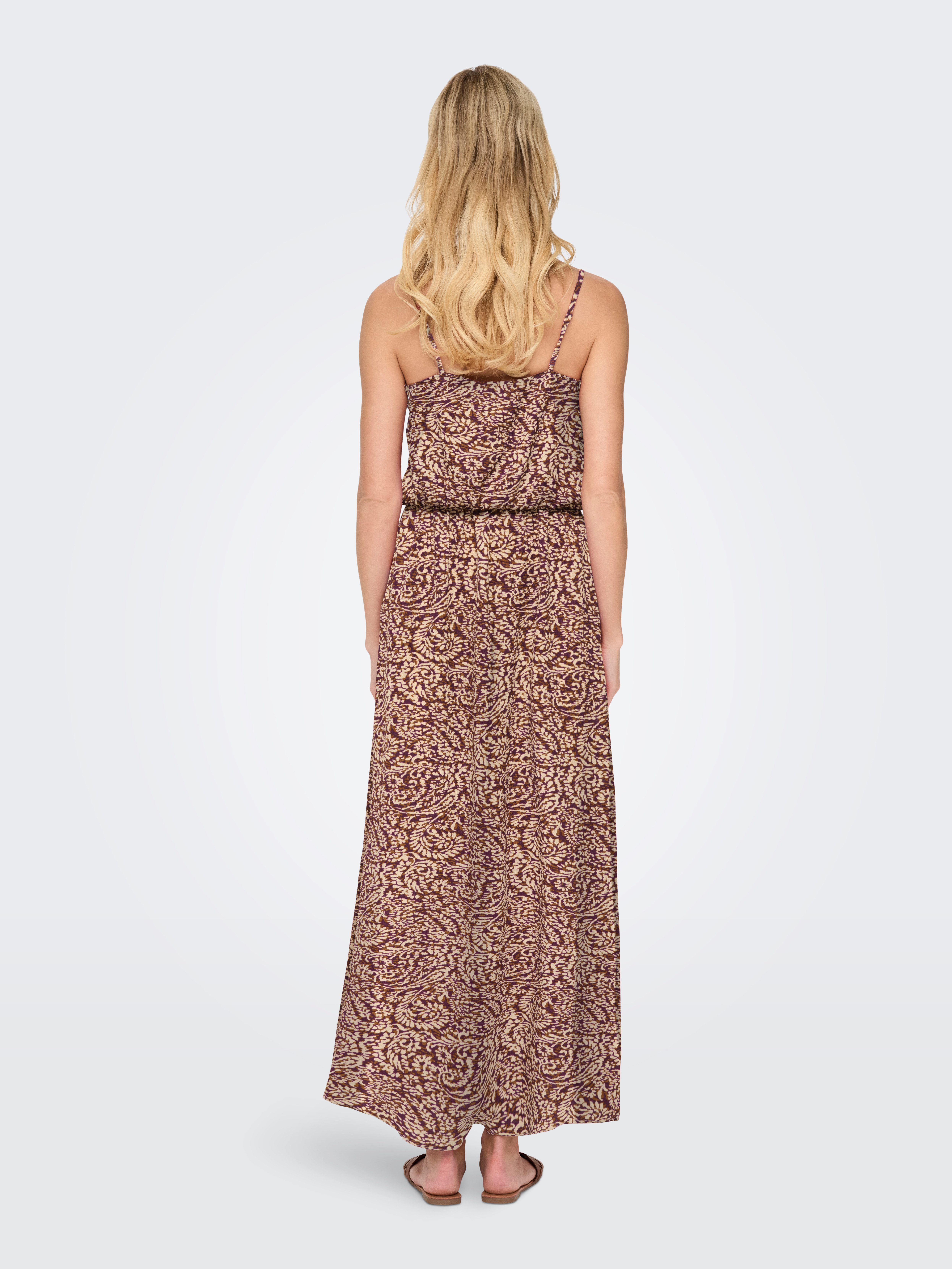 ONLY Maxikleid ONLWINNER S/L MAXI DRESS NOOS PTM Materialmix, regular fit