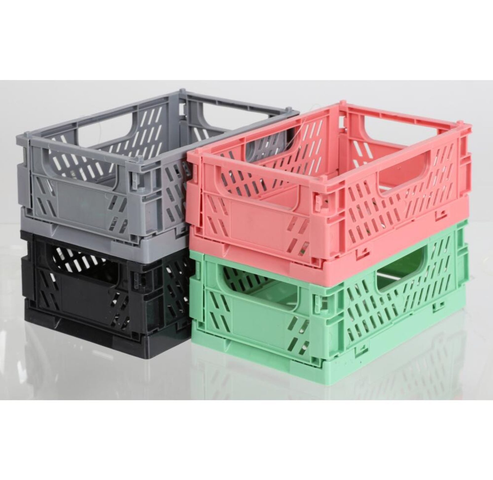 BURI Faltbox 24x Mini-Deko Klappbox 15x10x 5,7cm
