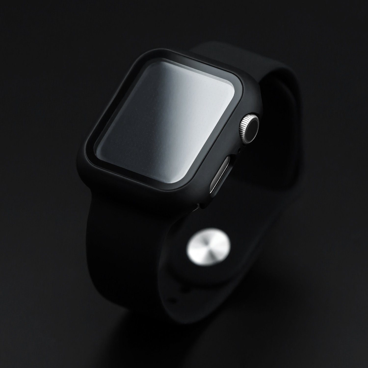 PRECORN Smartwatch-Armband Silikon Ersatzarmband in schwarz für Apple Watch günstig online kaufen