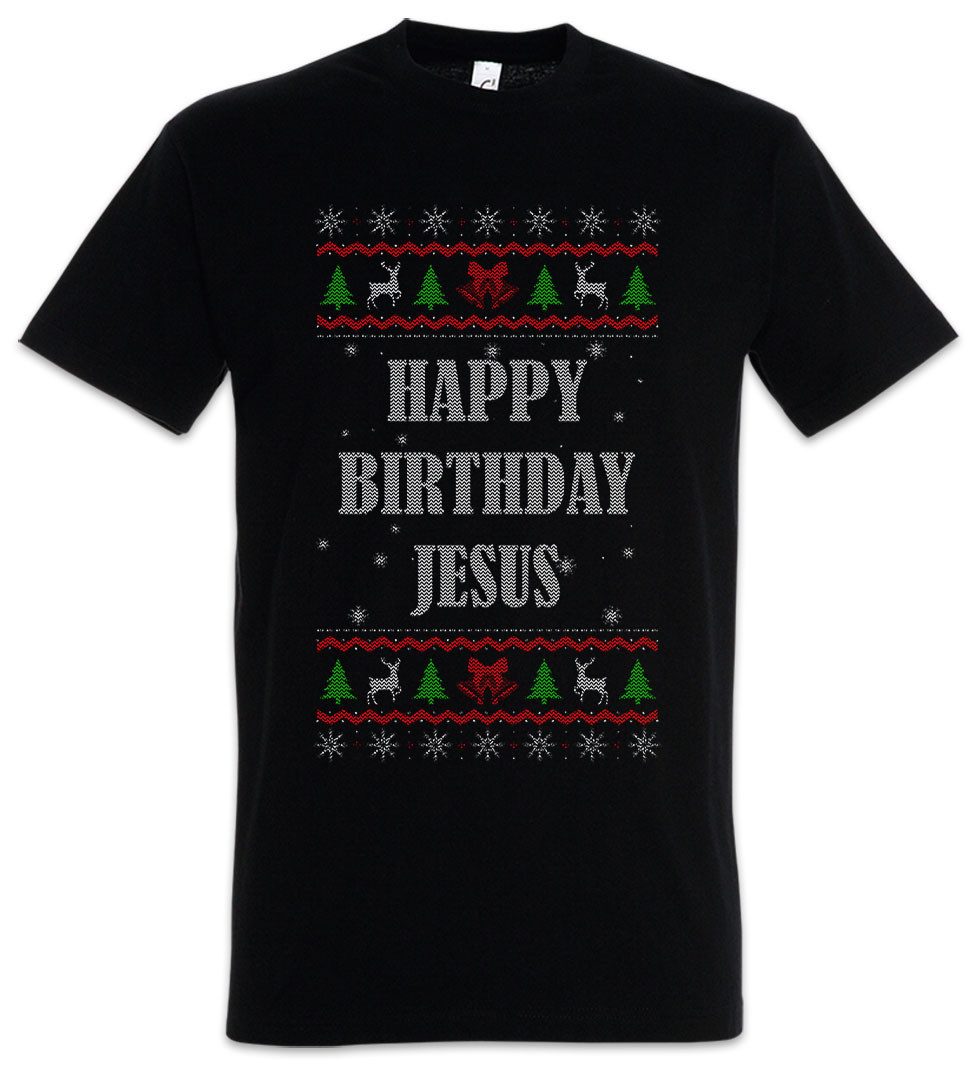 Urban Backwoods Print-Shirt Happy Birthday Jesus Herren T-Shirt Holy Christ günstig online kaufen