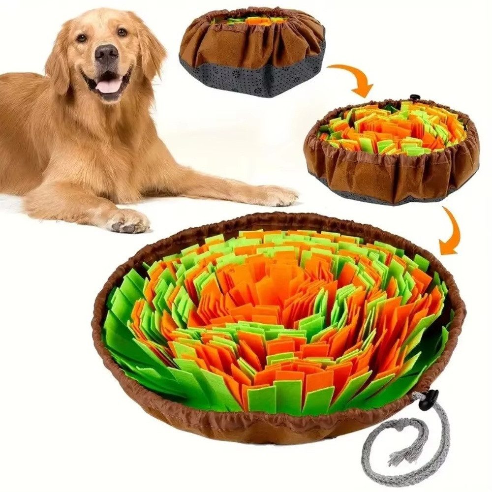 Pulse Schnüffelteppich Interaktives Hundespielzeug / Schnüffelmatte – Plüsch & Quietschspaß