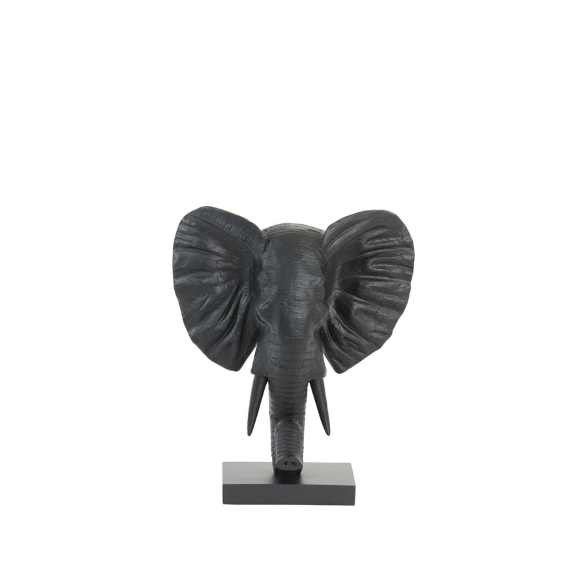 Light & Living Dekoobjekt Ornament Elephant - Schwarz - 30x15x35.5cm
