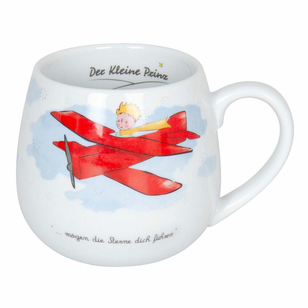 Könitz Becher Der Kleine Prinz Flugzeug Kuschelbecher 400 ml, Porzellan