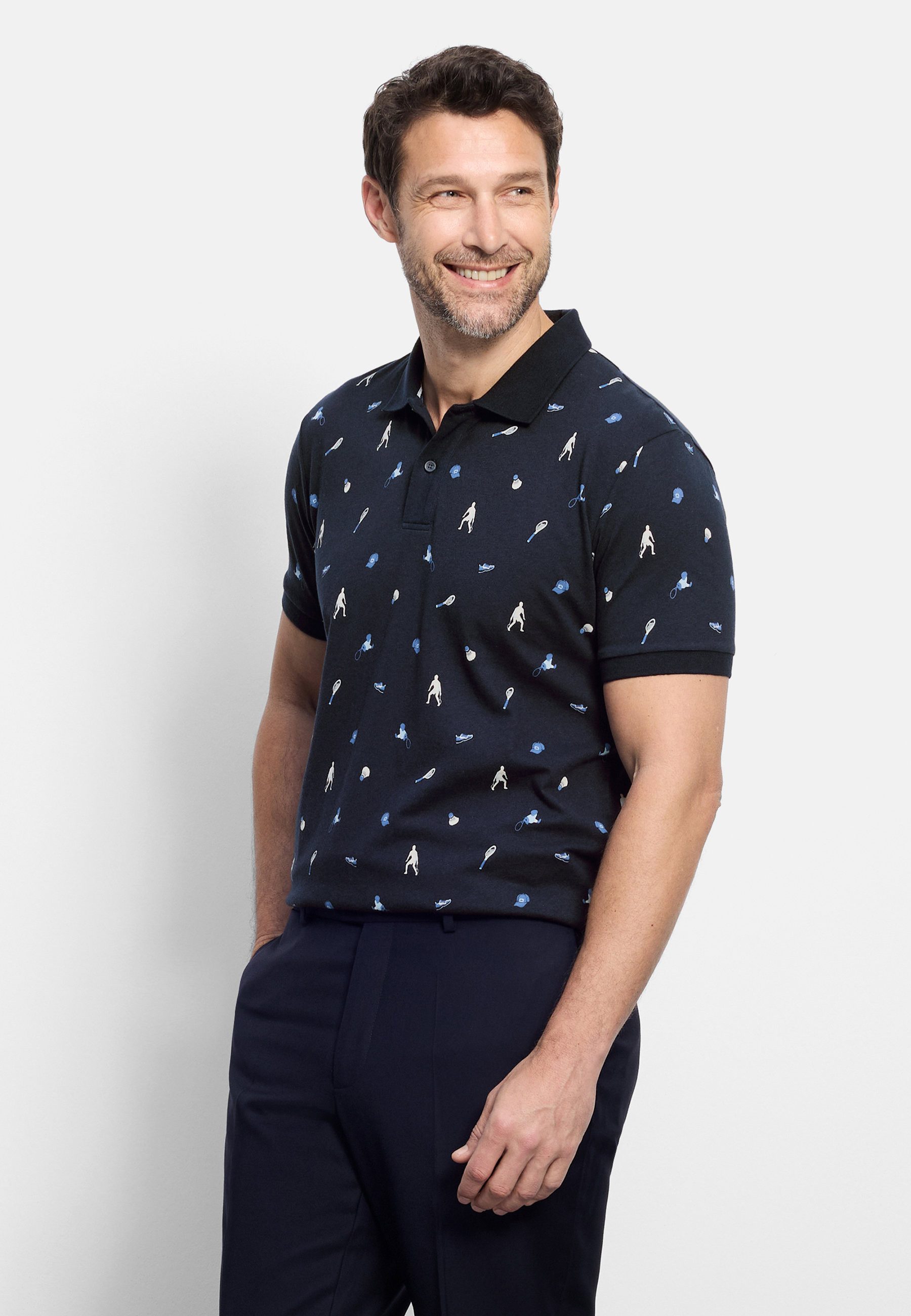 OLYMP Poloshirt OLYMP Casual Wirk