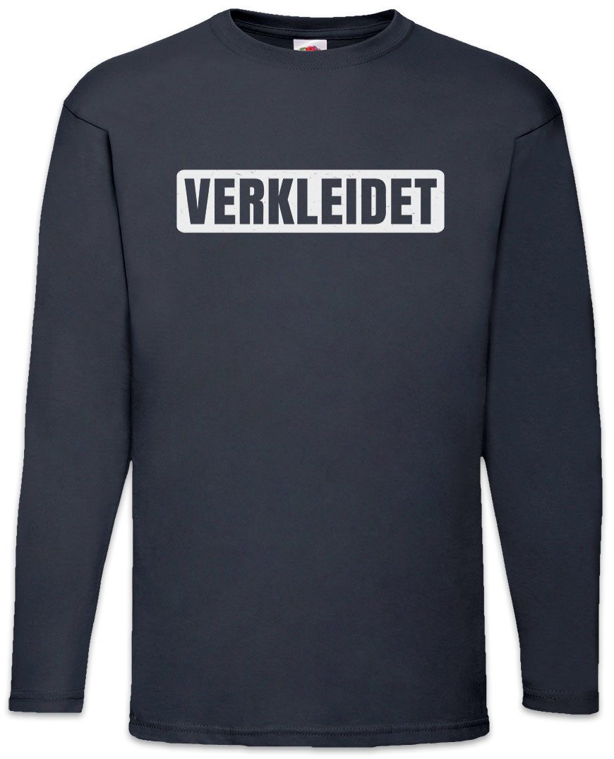 Langarmshirt Verkleidet B Langarm T-Shirt Fasching Kostüm Karneval