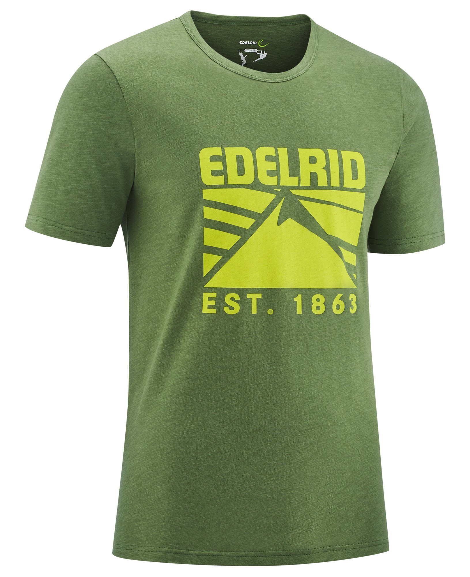 Edelrid T-Shirt Edelrid M Highball T-shirt Iv Herren Kurzarm-Shirt Kale