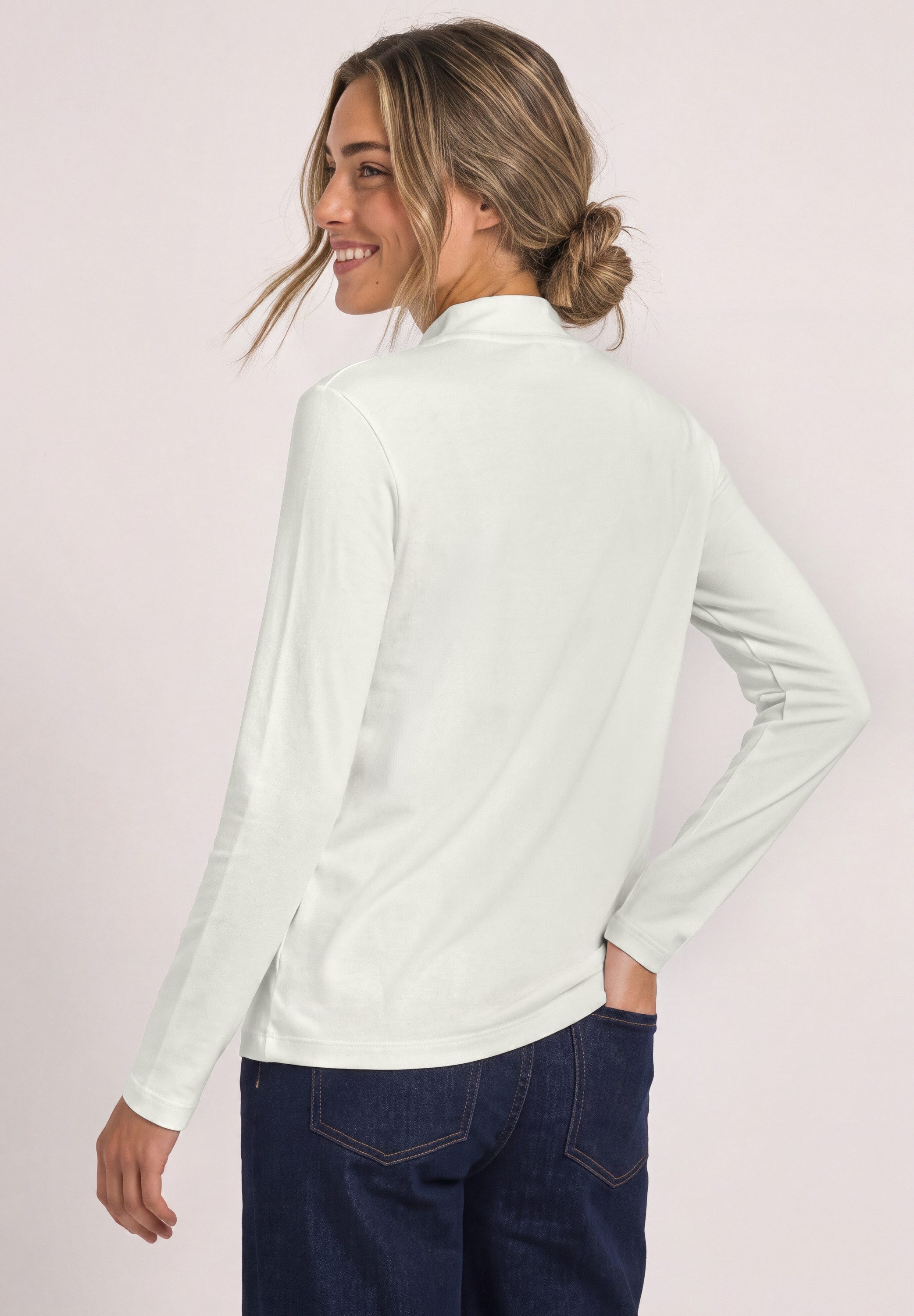 STREET ONE Langarmshirt mit Stehkragen – Bild 2 von 5