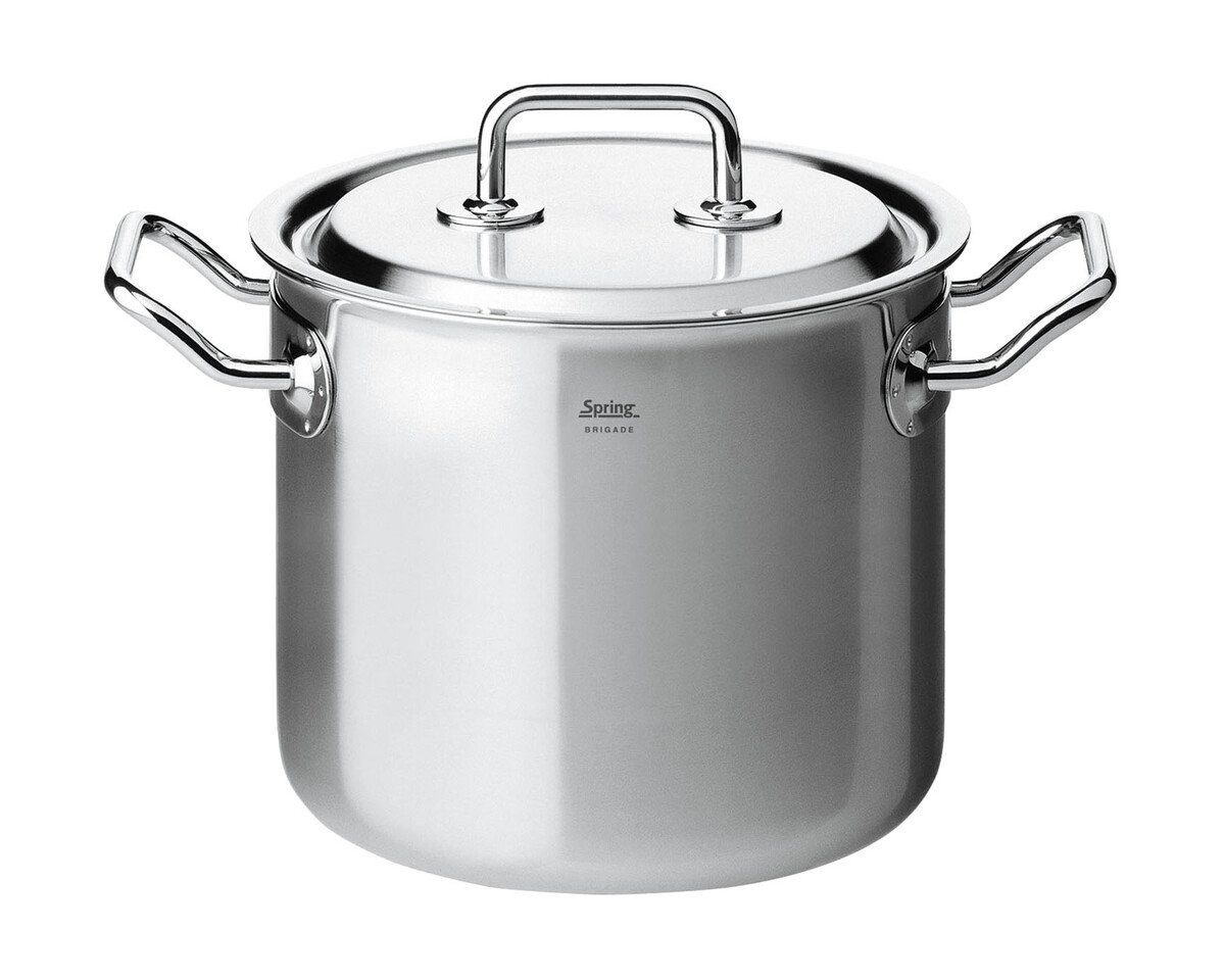 Spring Geschirr-Set Fleisch-/Gemüsetopf 22 cm Brigade Premium, Aluminium, Edelstahl