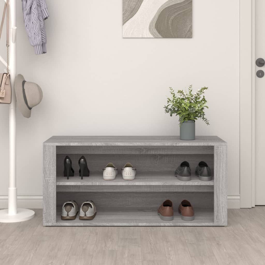 vidaXL Schuhregal Schuhregal Grau Sonoma 100x35x45 günstig online kaufen