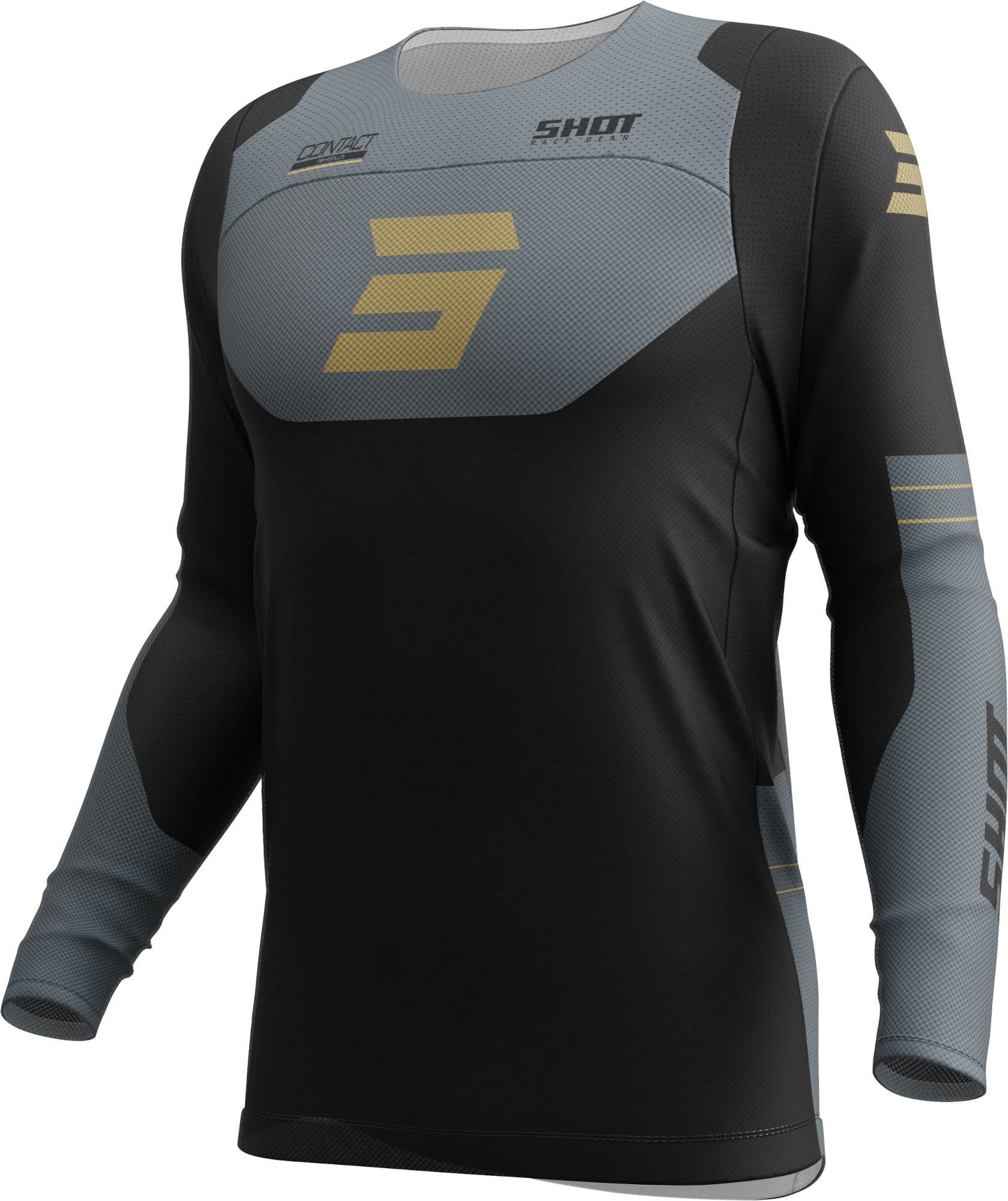 Shot Motocross-Shirt Contact Shield Motocross Jersey Atmungsaktiv