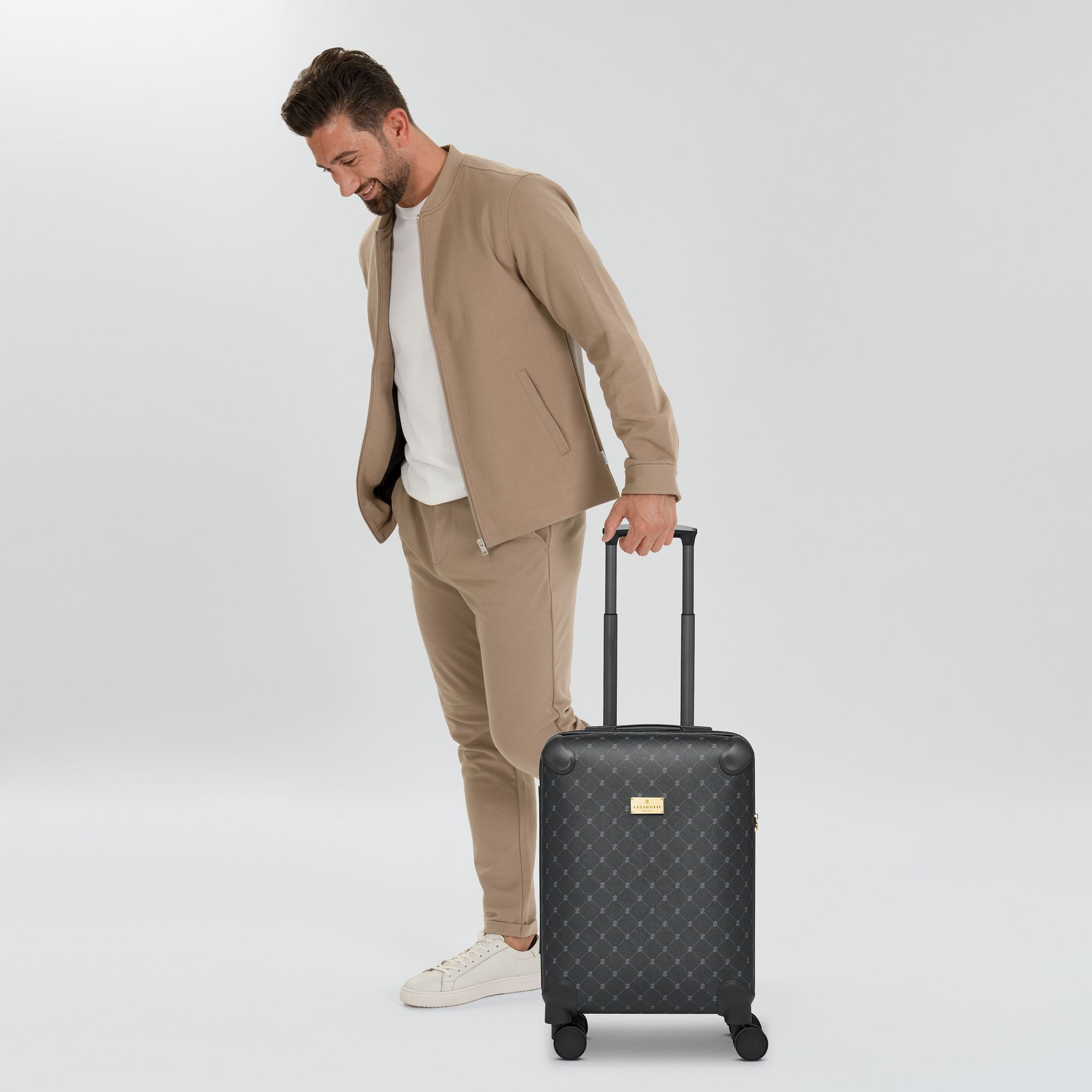 Lazarotti Handgepäck-Trolley Palermo, 4 Rollen, Polypropylen, PVC