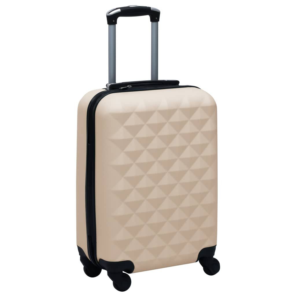 vidaXL Hartschalen-Trolley Hartschalen-Trolley Golden ABS