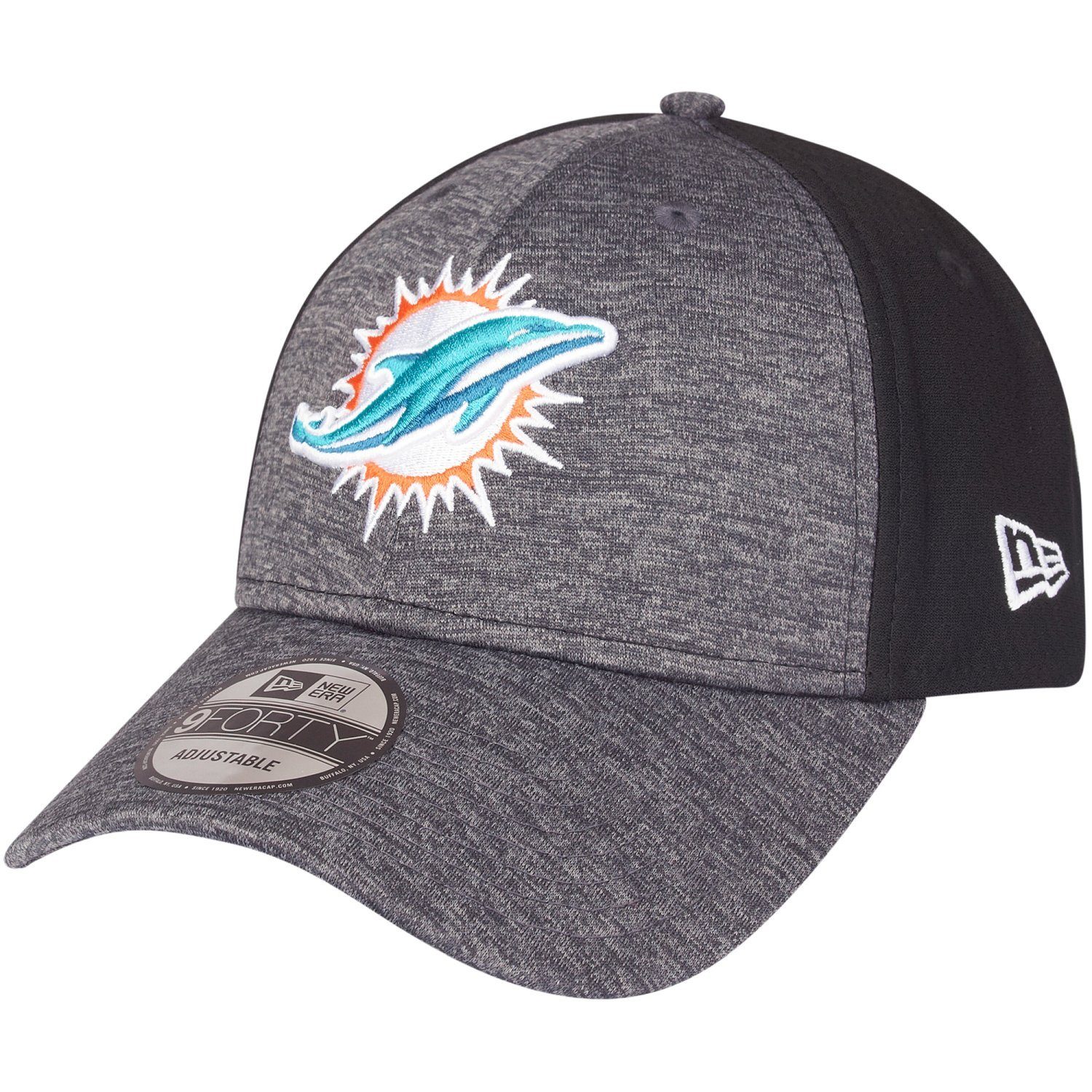 New Era Trucker Cap 9Forty Strapback SHADOW Hex Tech NFL Teams Miami Dolphins