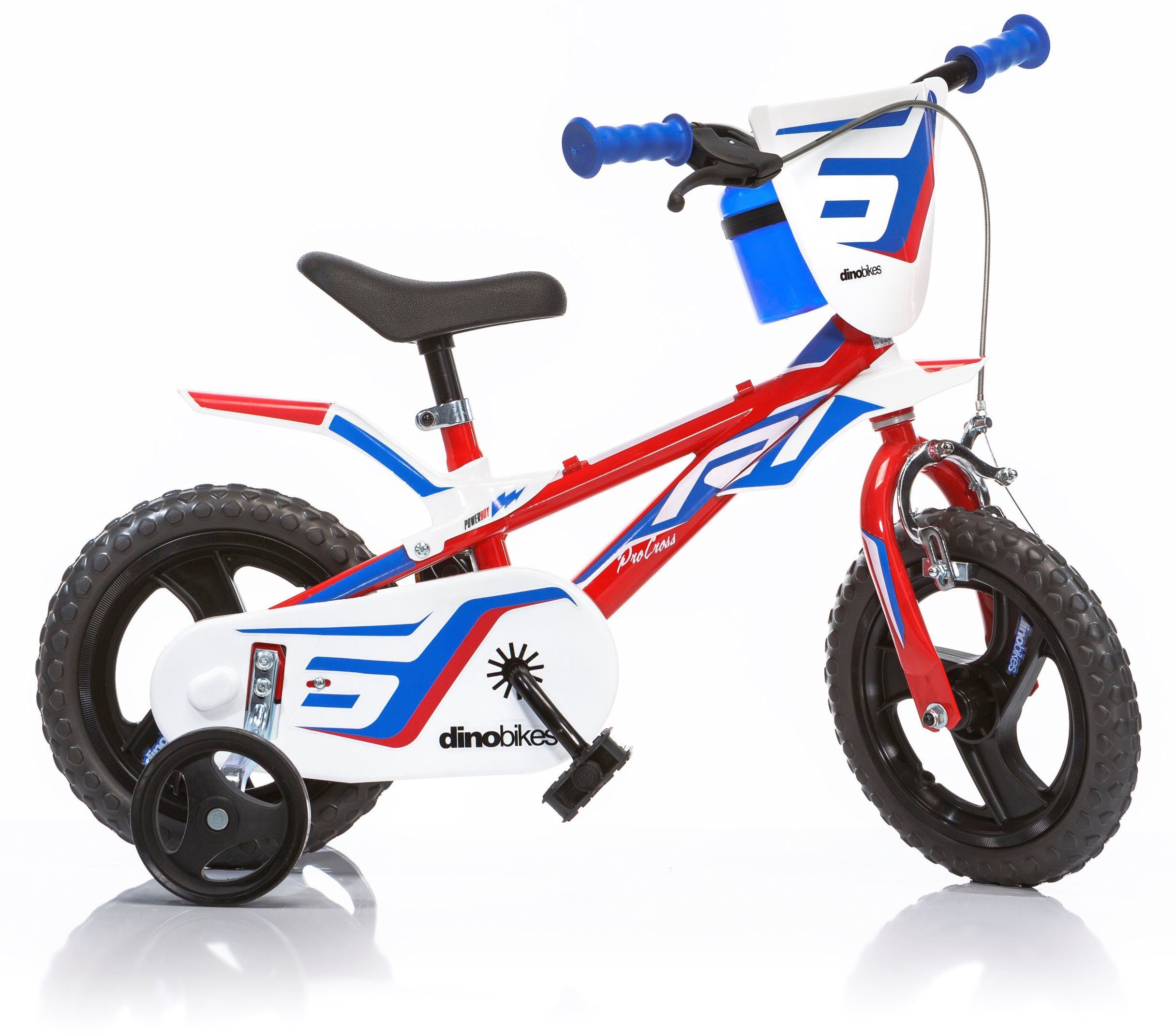 Mountainbike Stützrädern, 12 Kinderfahrrad Zoll, Dino Schutzblechen Frontschild 1 und coolen Gang, mit