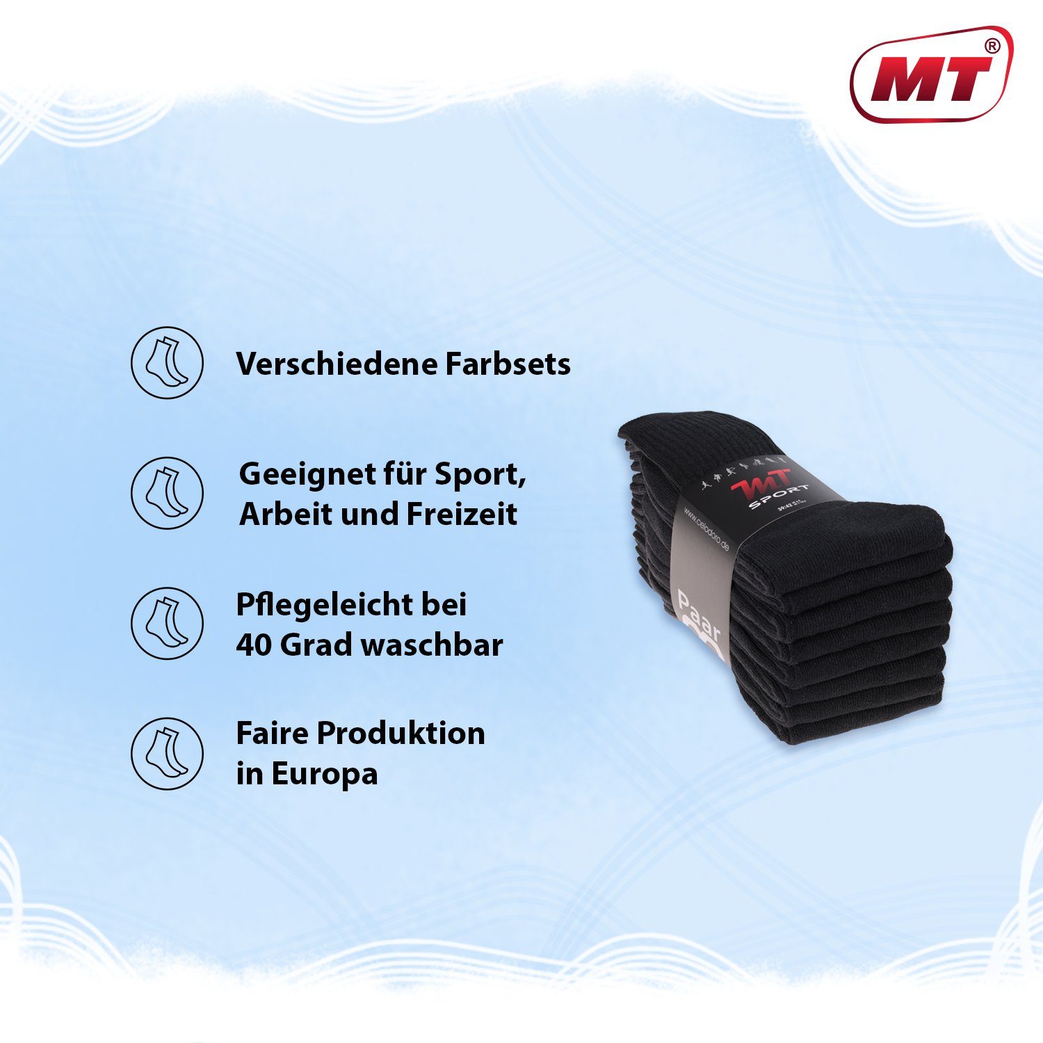 MT Tennissocken 8 Paar, 16 Paar günstig online kaufen