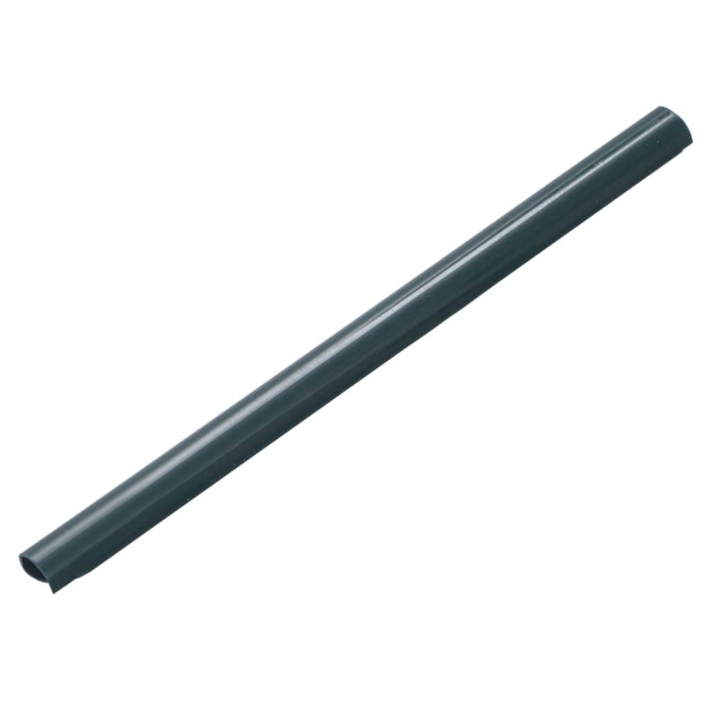 vidaXL Draht 100 Stk. Clips für Sichtschutzstreifen PVC Grün, (100St)