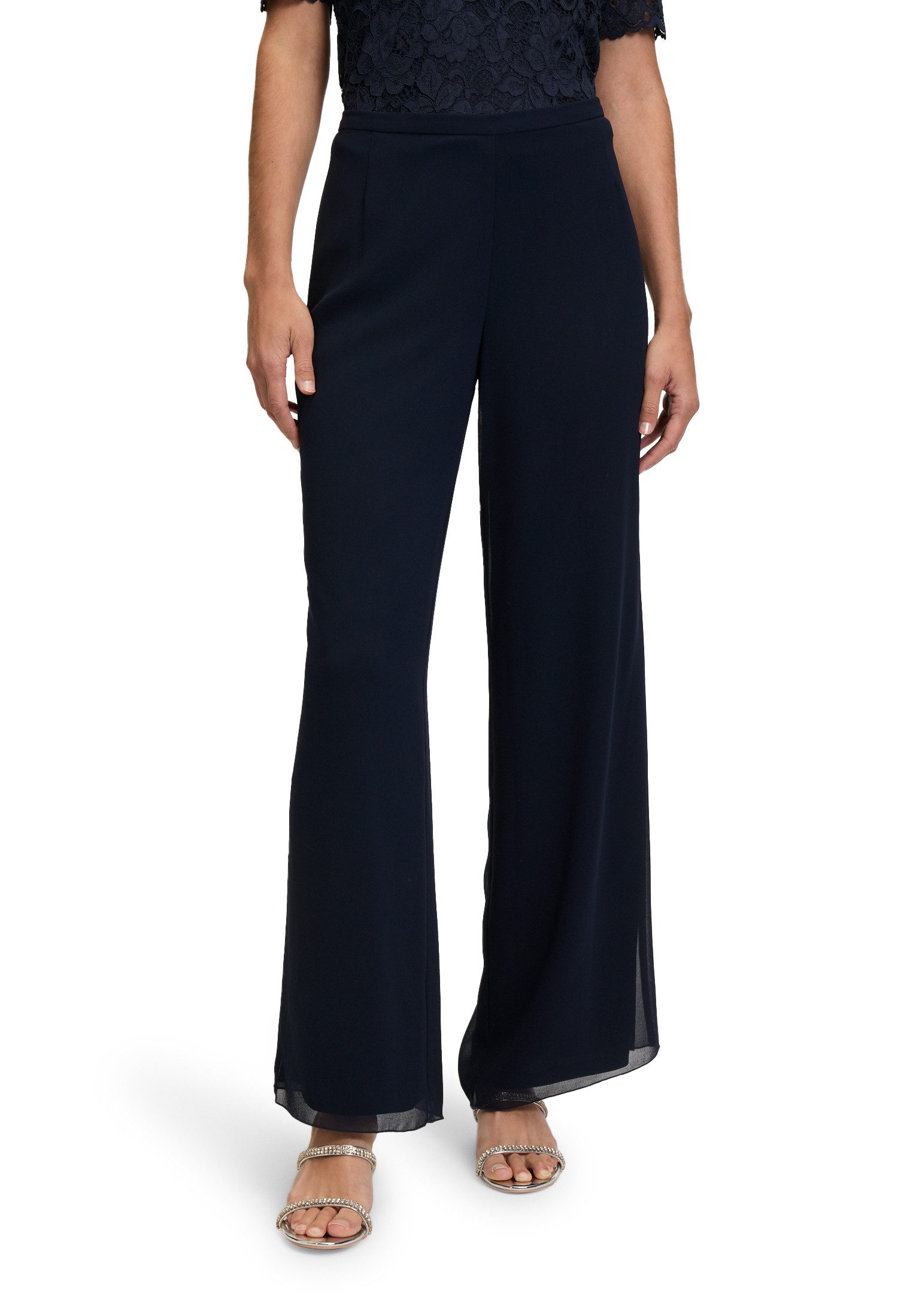 Vera Mont Marlene-Hose Damen mit weitem Bein Nahtführung günstig online kaufen