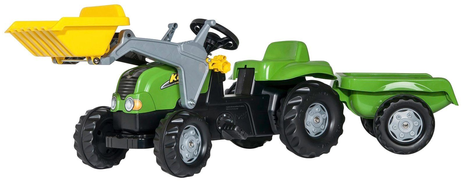 rolly toys® Tretfahrzeug rollyKid, Traktor mit Trailer und Lader