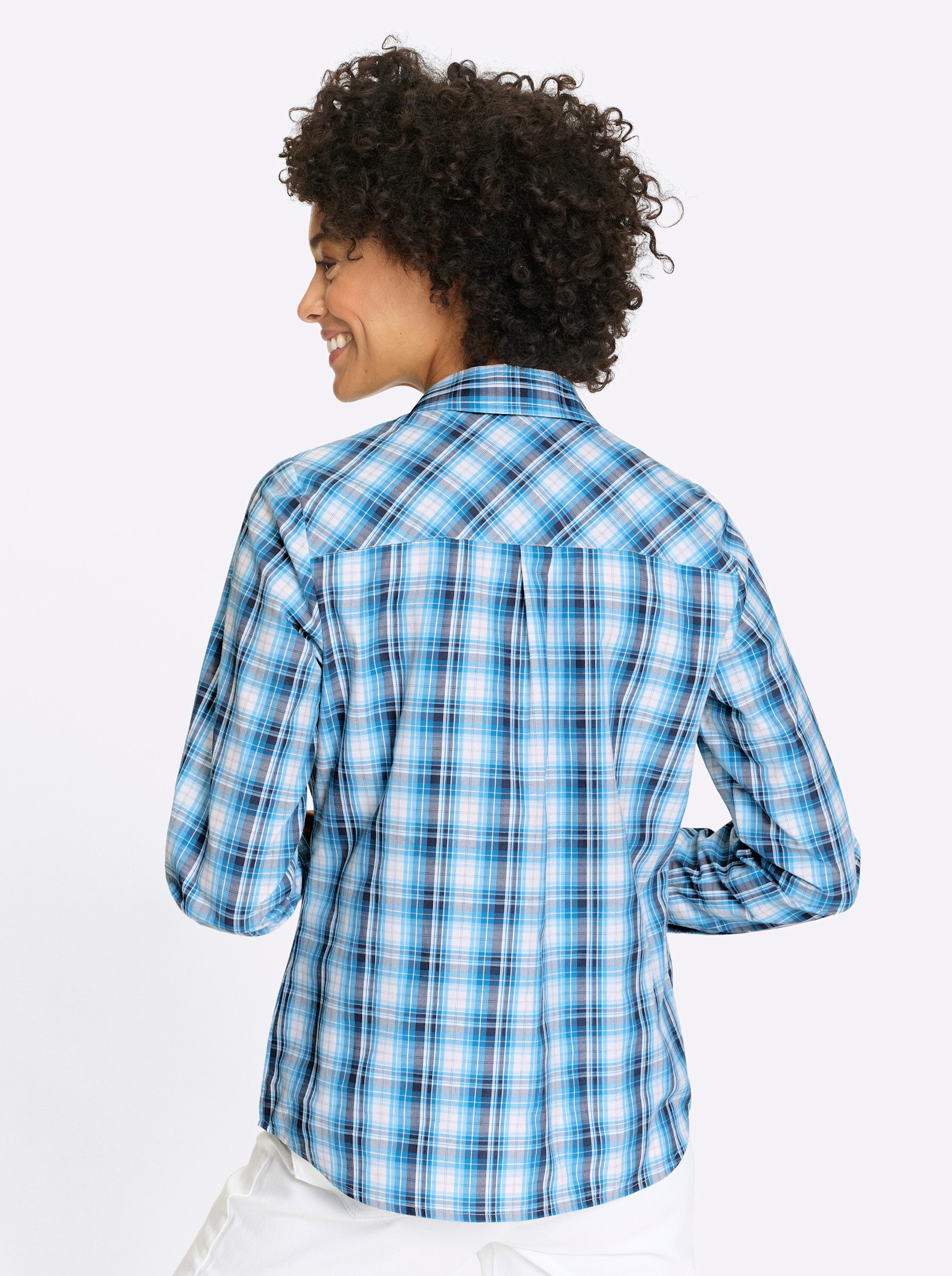 Sieh an! Klassische Bluse Karobluse günstig online kaufen