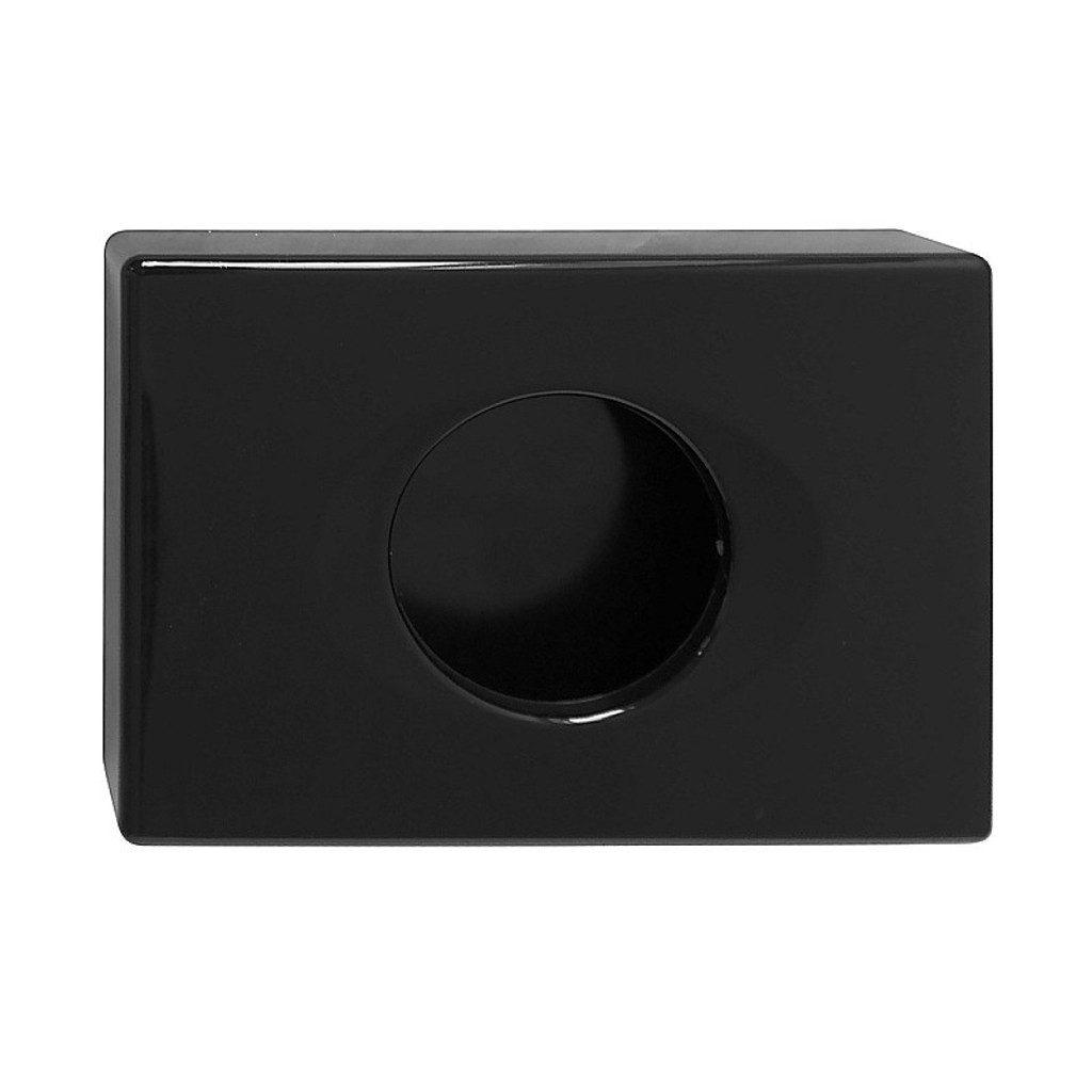 BRILLANTBAD® Hygienebeutelspender BARK Hygienebeutelspender Kunststoff Schwarz für Bad & Küche >> Bohren