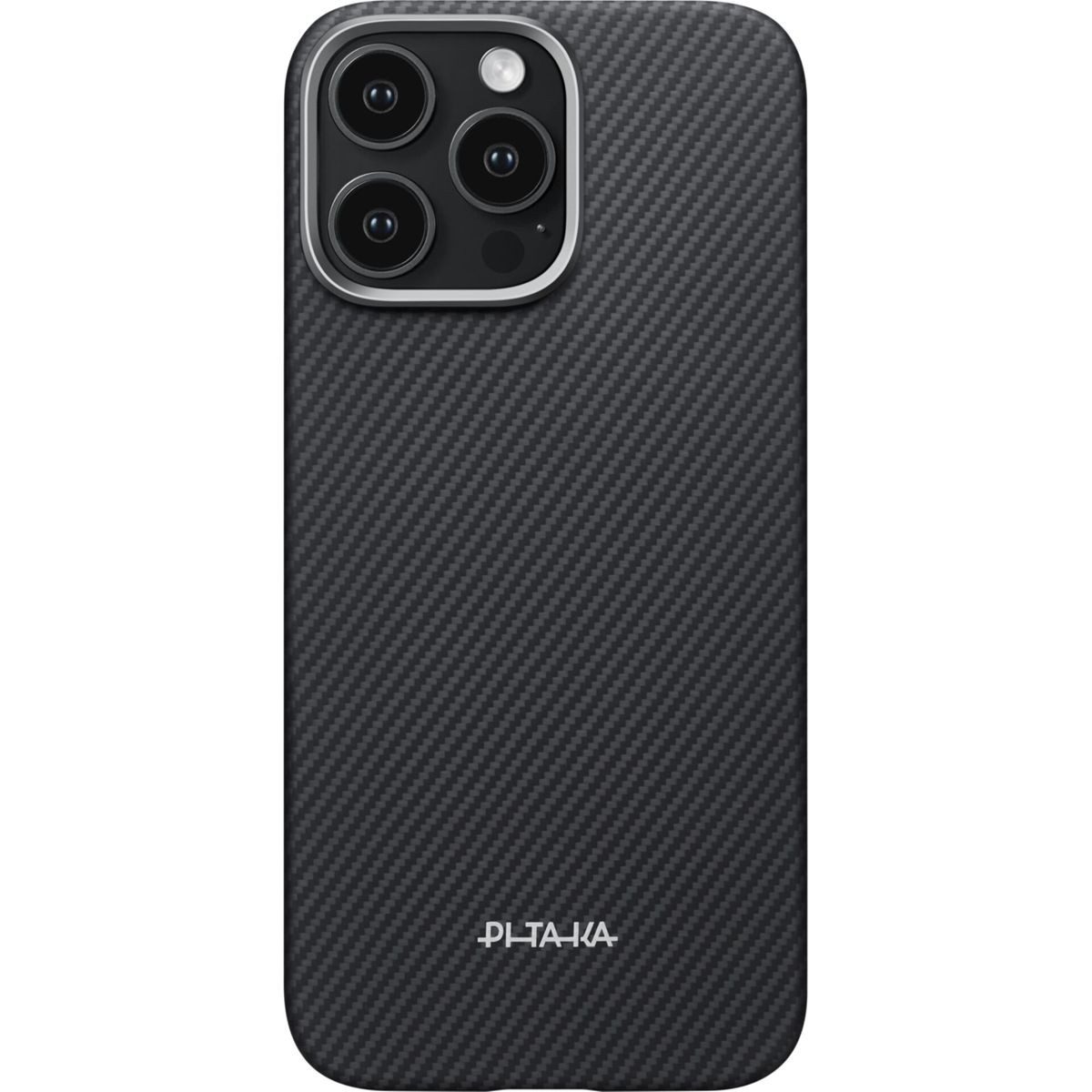 Pitaka Smartphone-Hülle MagEZ Case 6 600D for iPhone 16 Pro Black/Grey