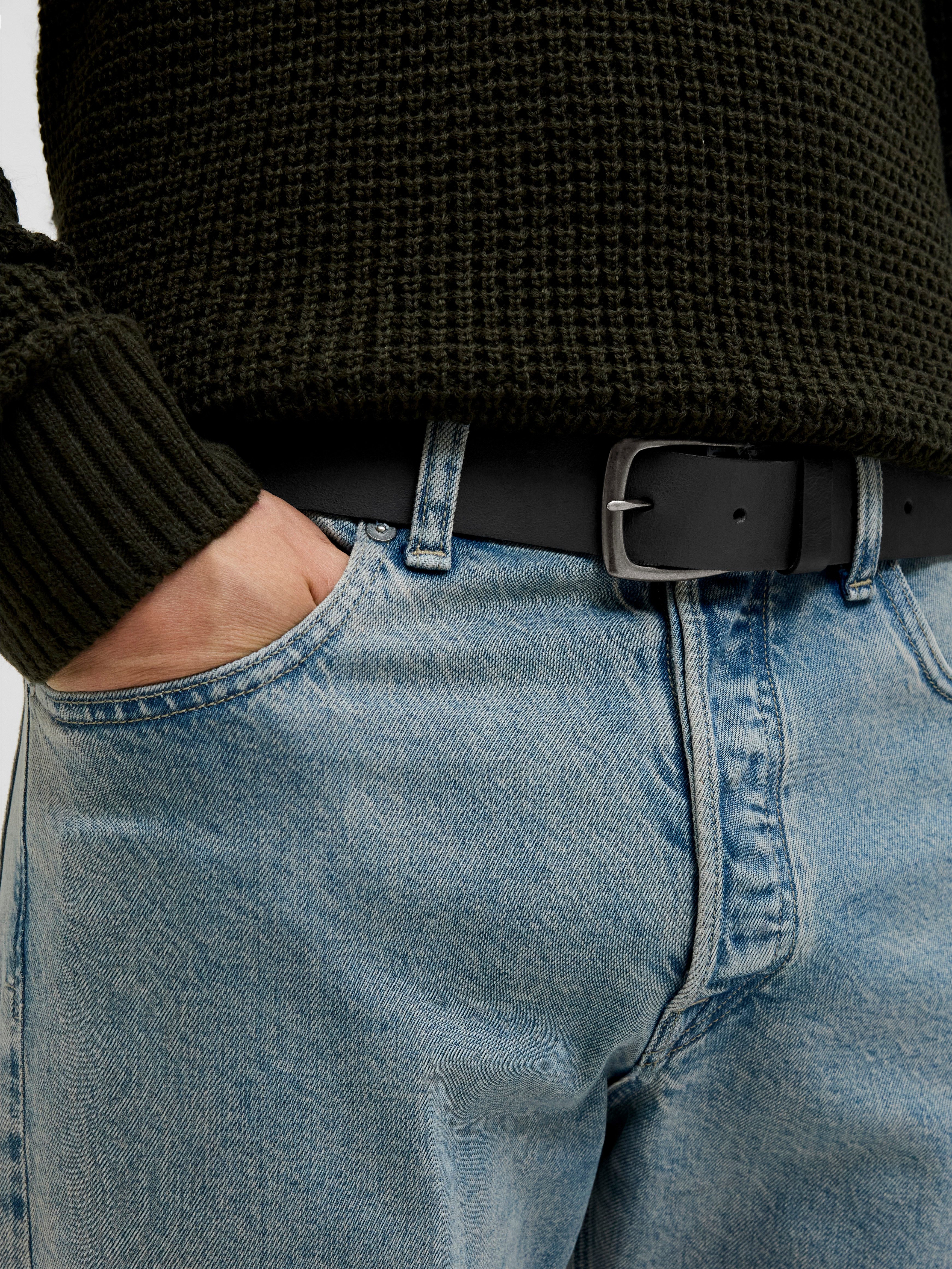 Jack & Jones Ledergürtel JACMICHAEL LEATHER günstig online kaufen