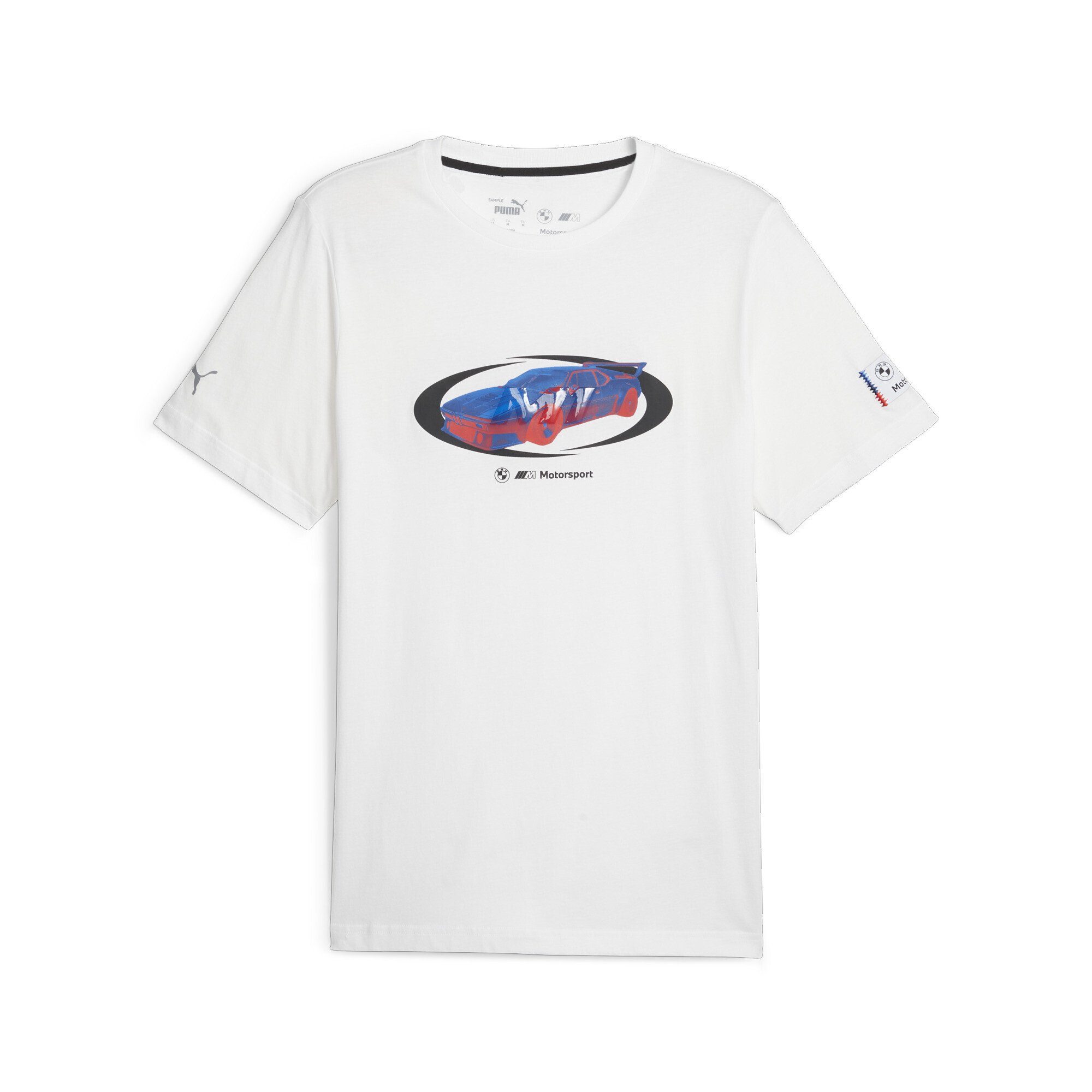 PUMA T-Shirt BMW M Motorsport Statement Car T-Shirt Herren White