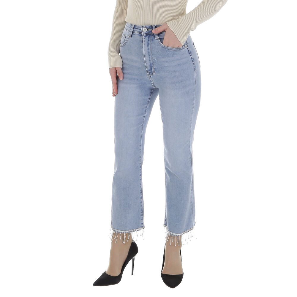 Ital-Design 7/8-Jeans Damen Party & Clubwear (86537189) Used-Look Stretch H günstig online kaufen