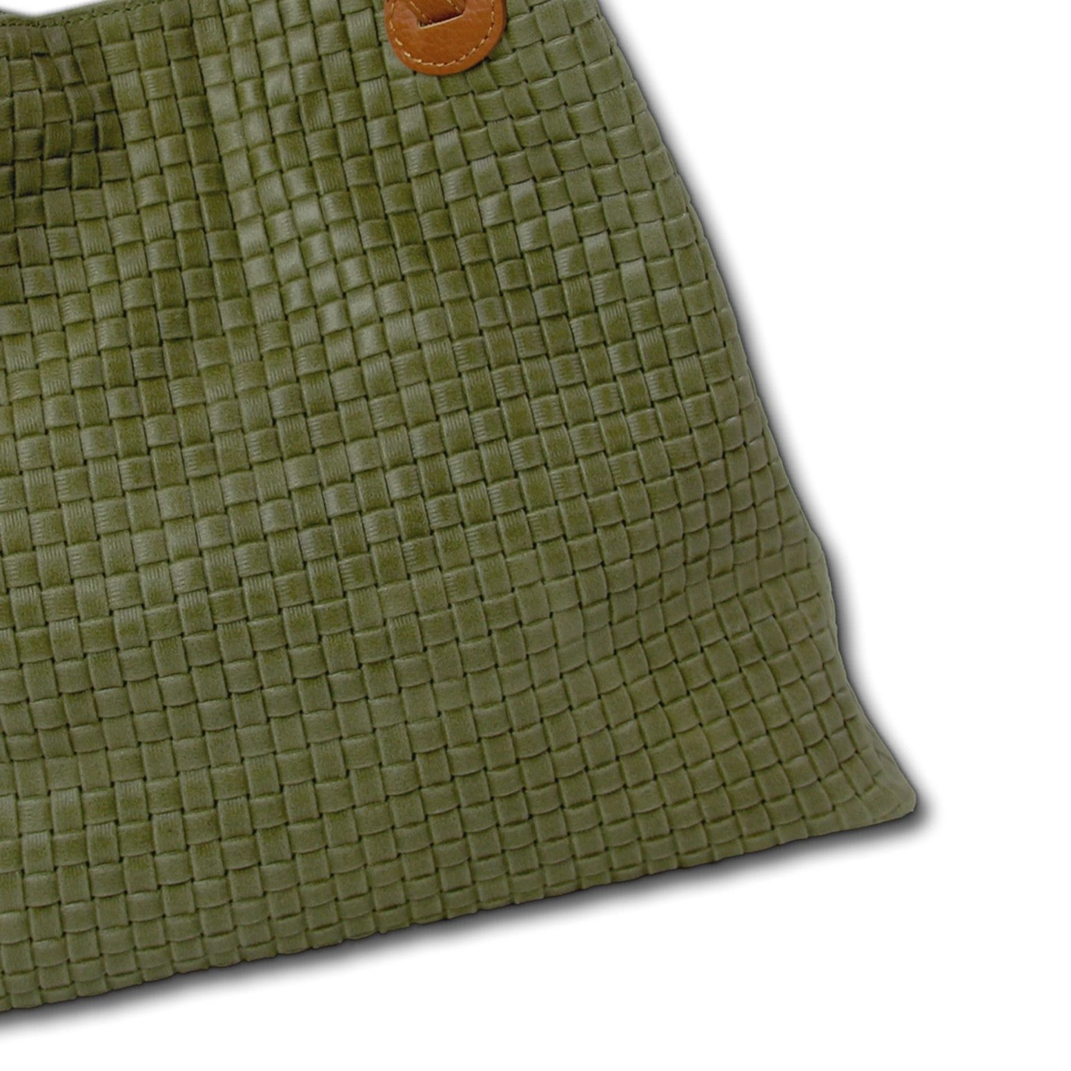 Toscanto Handtasche Toscanto Tasche olivgrün Handtasche, (Handtasche), Damen Leder Handtasche, Umhängetasche, olivgrün ca. 31cm