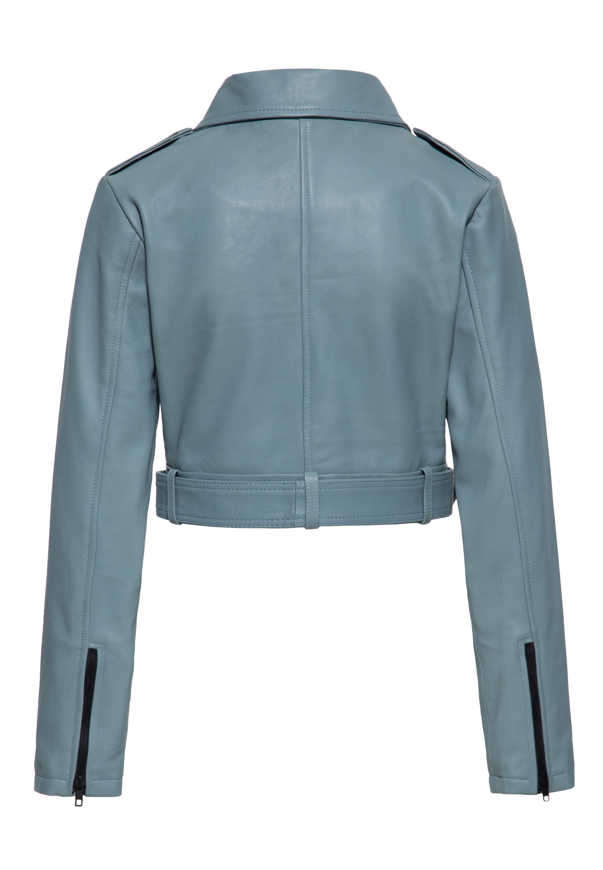 QueenKerosin Lederjacke im Biker-Style