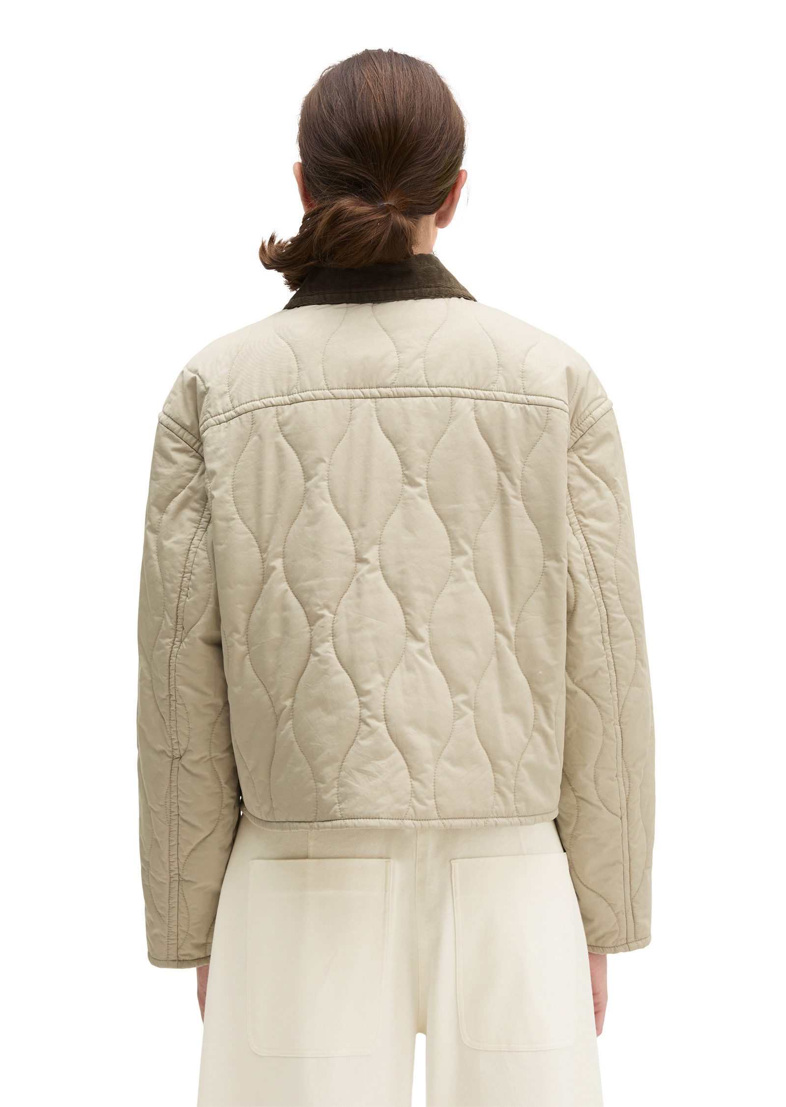 Marc O'Polo Outdoorjacke aus wasserabweisendem Twill